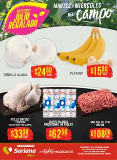 Vista previa de Soriana Martes y Miércoles del Campo Híper: BCS, Son y Sin, nuevo folleto de la tienda, válido en México a partir del 28/07/2026
