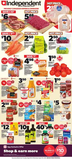 Preview of Independent Grocer weekly flyer / circulaire from shop Independent Grocer valid from Aug 6, 2026
