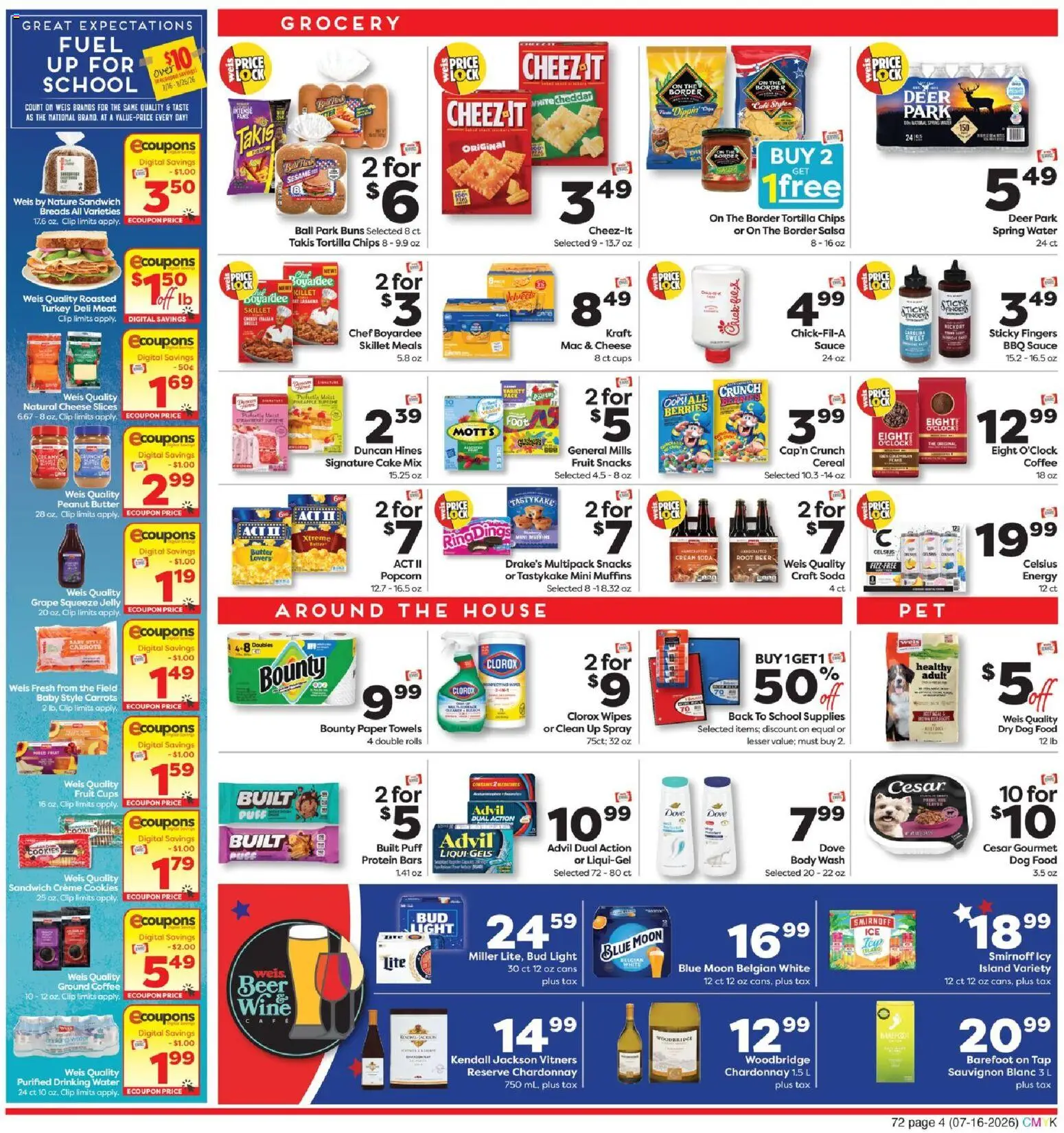 Weis Weekly Circular - WV - valid from 07/16/2026 | Page: 7 | Products: Clip, Butter, Cheese, Cream