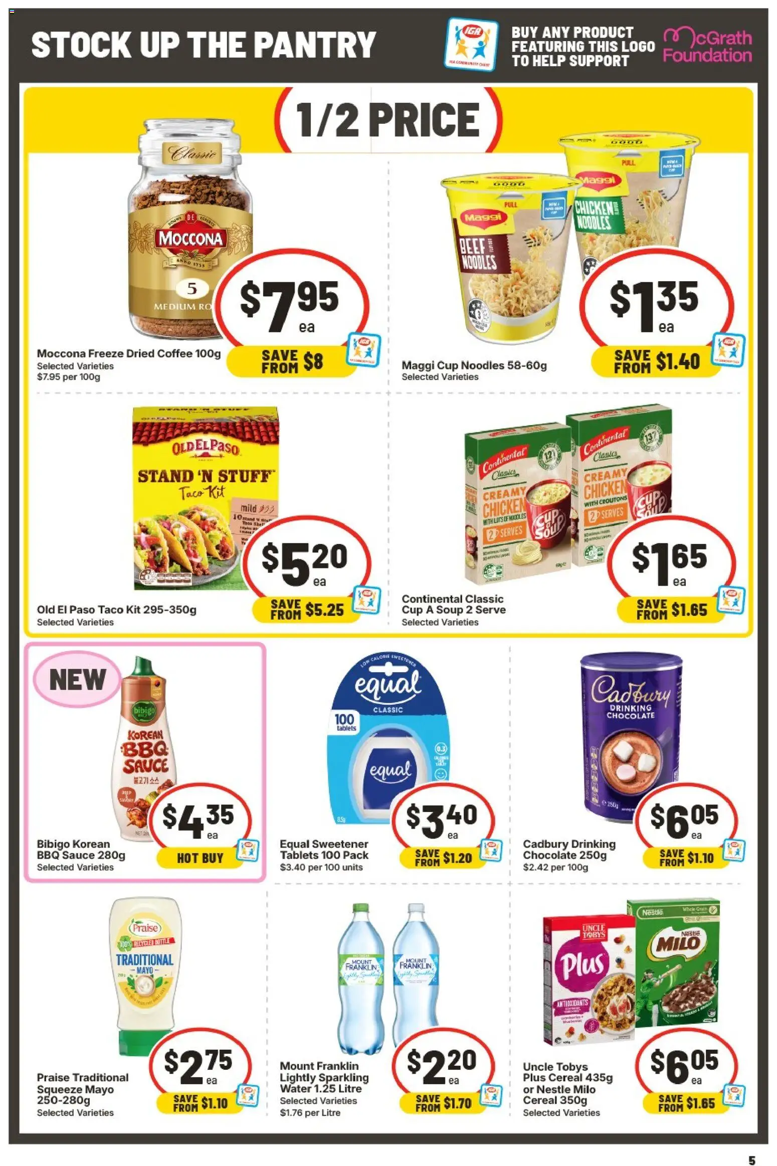 IGA catalogue - valid from 09/09/2026 | Page: 6 | Products: BBQ Sauce, Chicken, Cereal, Sauce