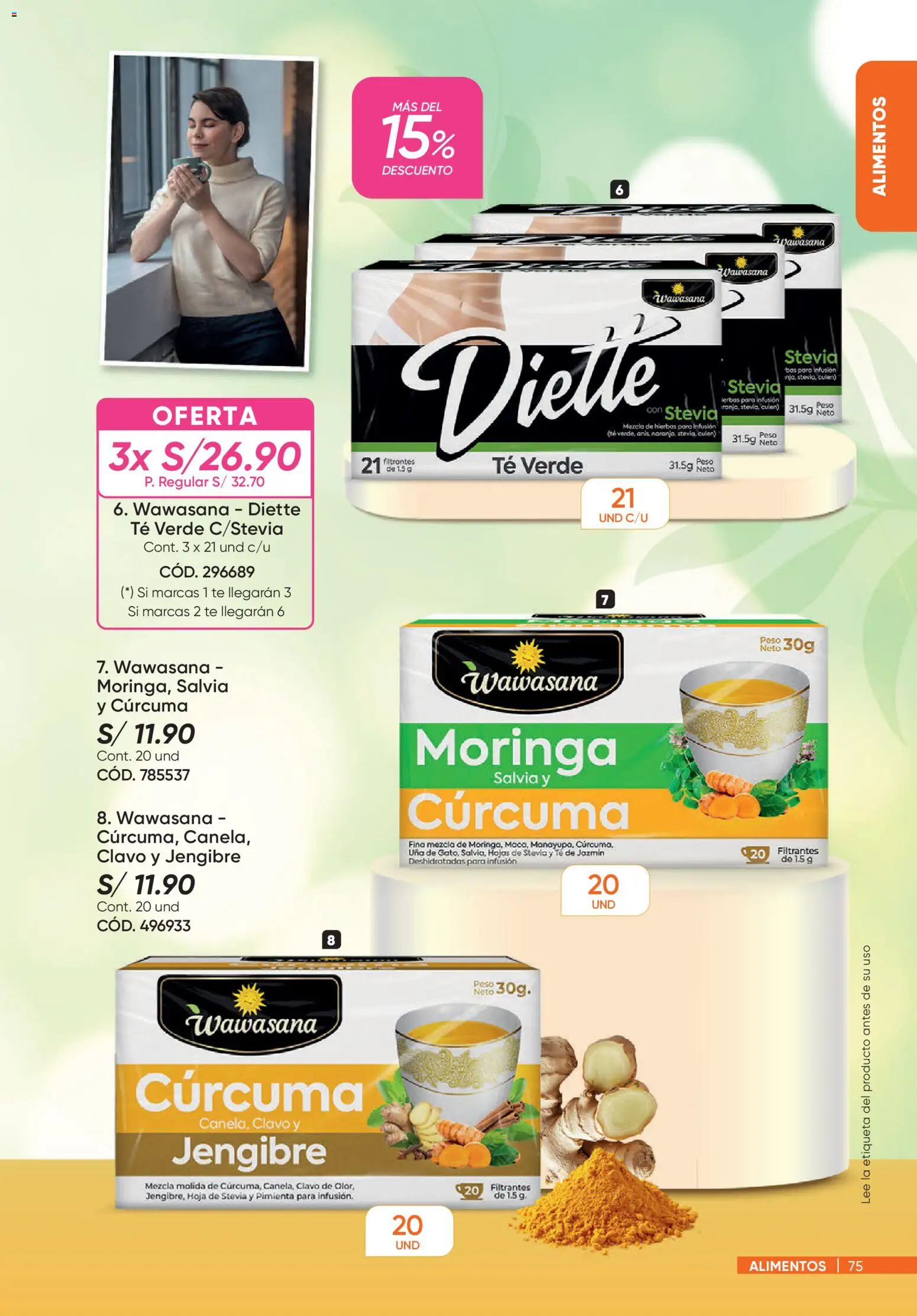 Catálogo Azzorti válido desde 14/08/2026 | Página: 75 | Productos: Té, Peso