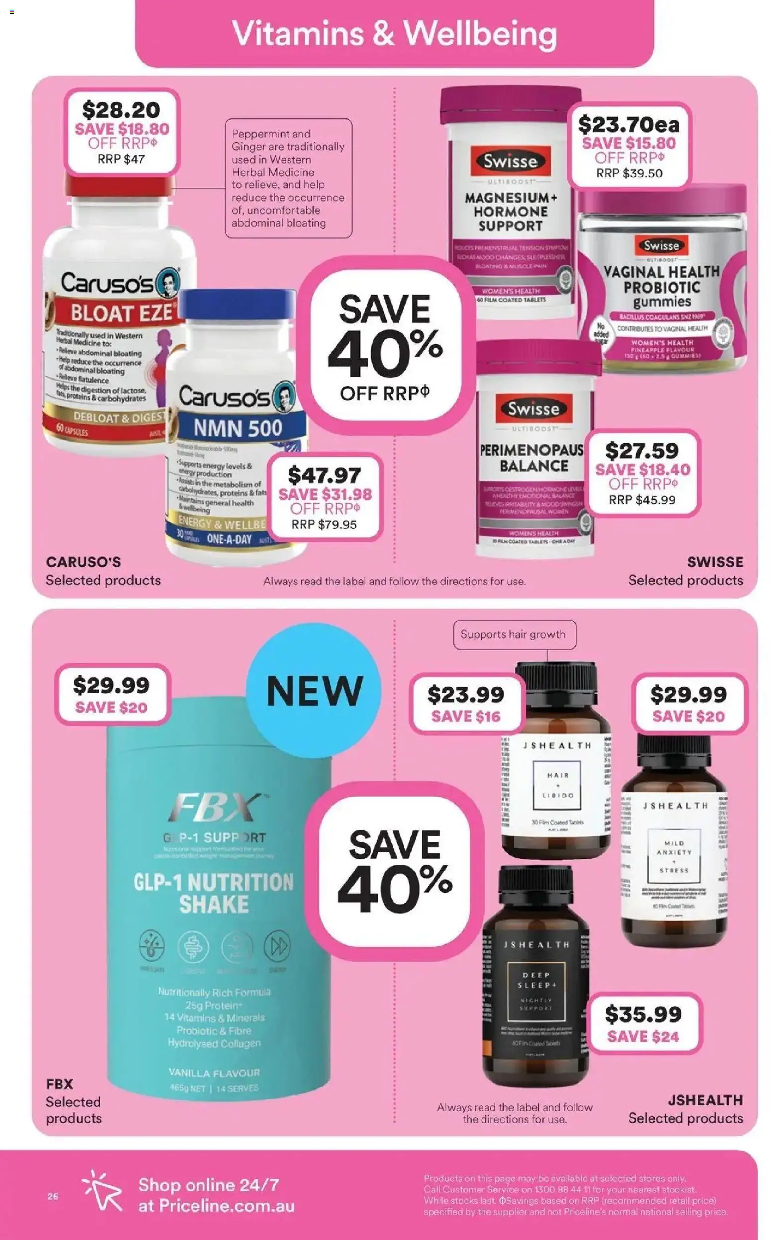 Priceline Pharmacy catalogue - valid from 30/07/2026 | Page: 26 | Products: Ginger, Pineapple, Collagen, Herbal