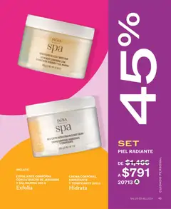 Vista previa de JAFRA catálogo, nuevo folleto de la tienda, válido en México a partir del 01/07/2026 | Página: 43 | Productos: Crema, Exfoliante corporal, Radiante, Body