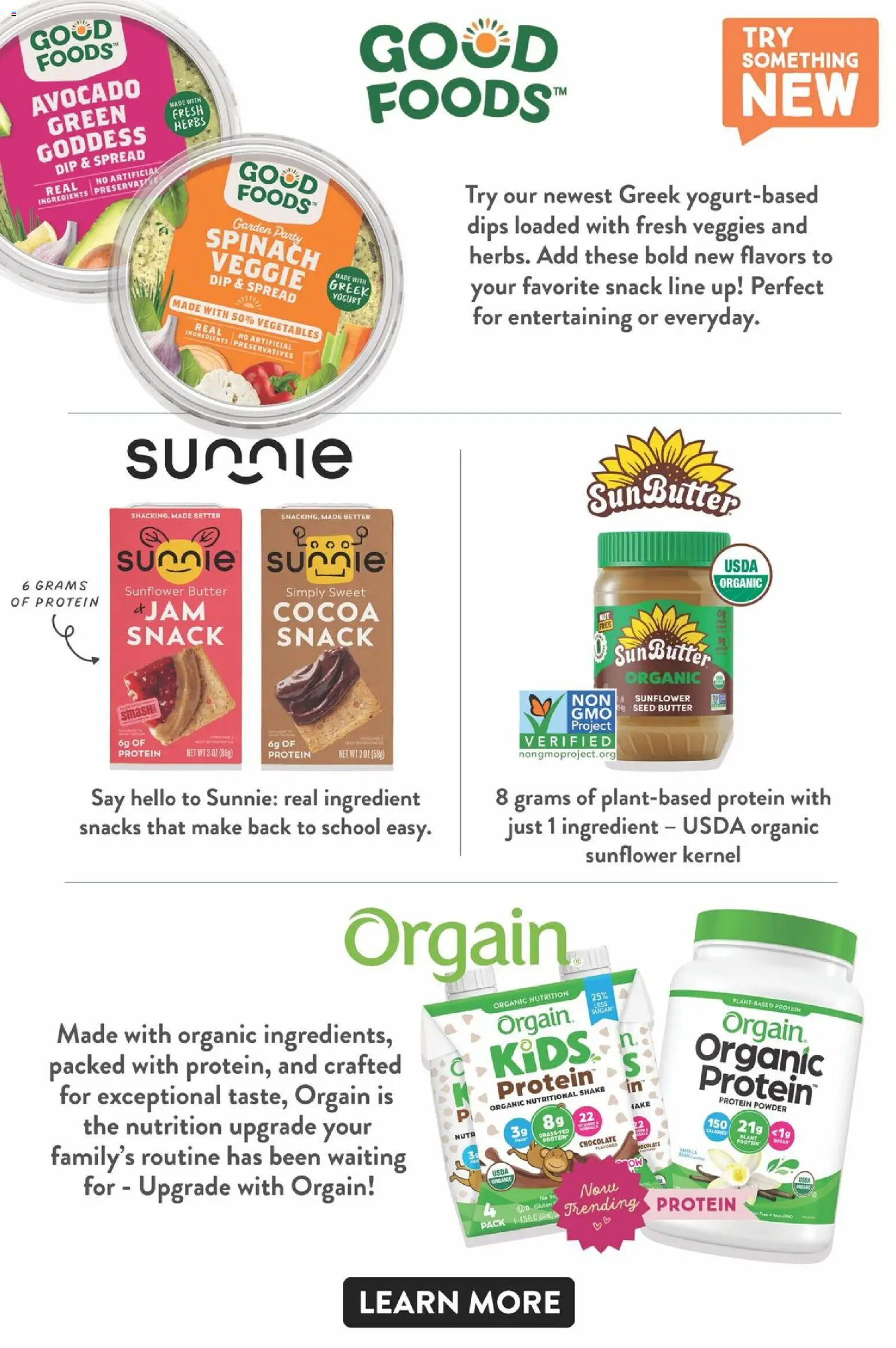Fresh Thyme Monthly Ad - valid from 08/01/2026 | Page: 4 | Products: Spinach, Powder, Avocado, Sugar