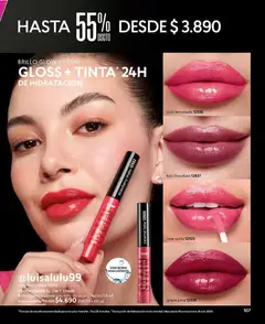 Catálogo CyZone Campaña 13 válido desde el 26.07.2026 | Página: 119 | Productos: Brillo, Chocolate, Labial