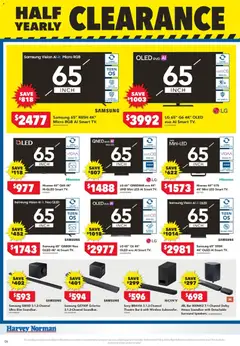 Preview of Harvey Norman Electrical Clearance - valid from 18/06/2026 | Page: 6 | Products: Accessories, Tv