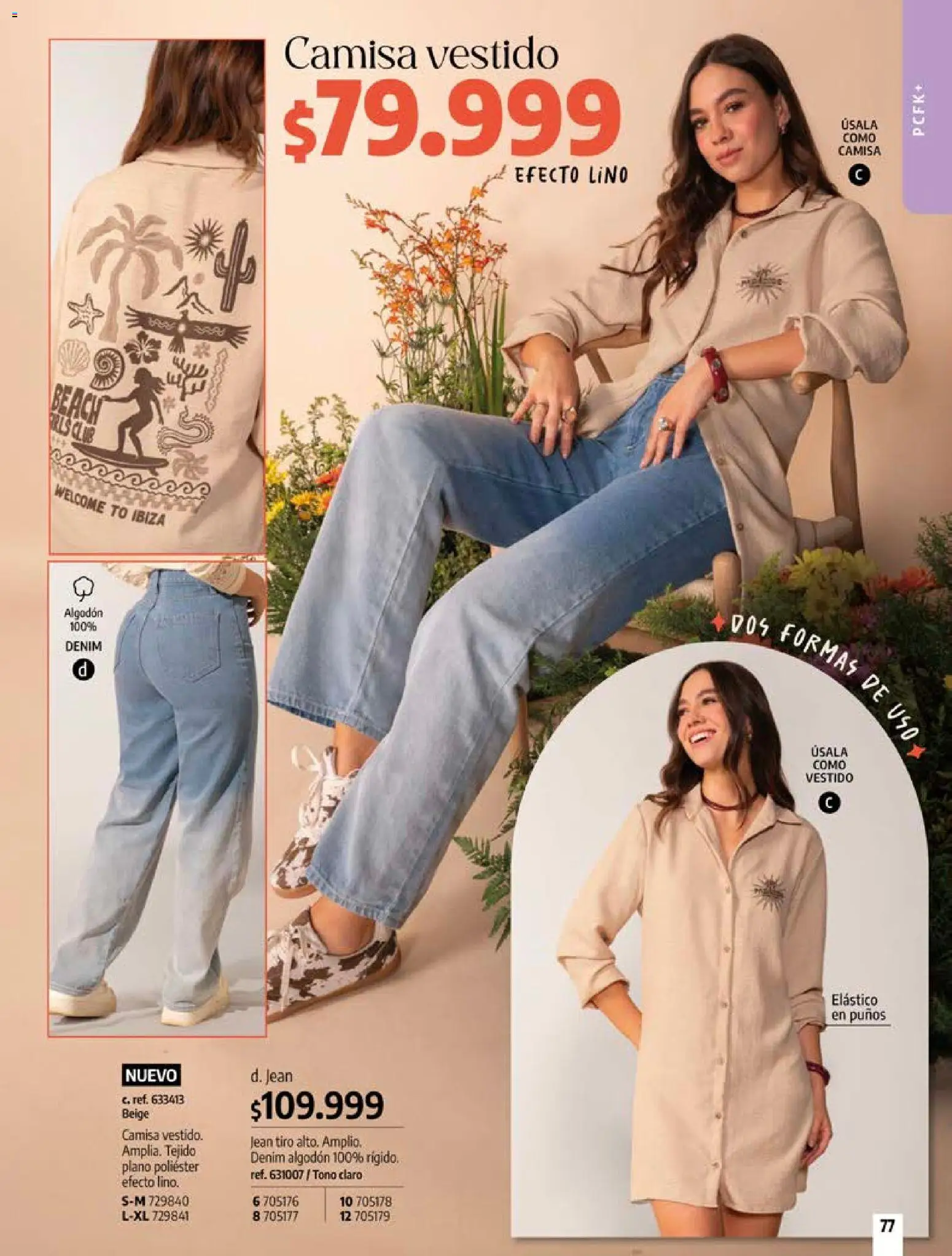 Pacifika revista - valida desde el 03.06.2026 | Página: 78 | Productos: Algodón, Jean, Vestido, Camisa