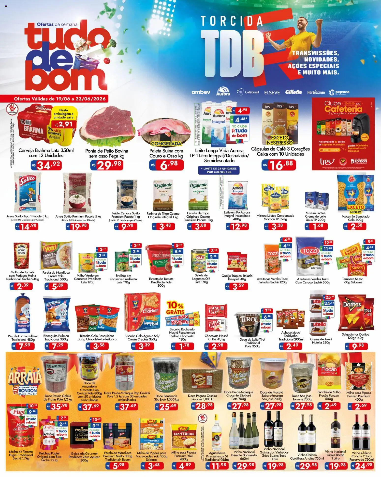 Supermercados Rondon Folheto - válido de 19.06.2026 | Página: 1