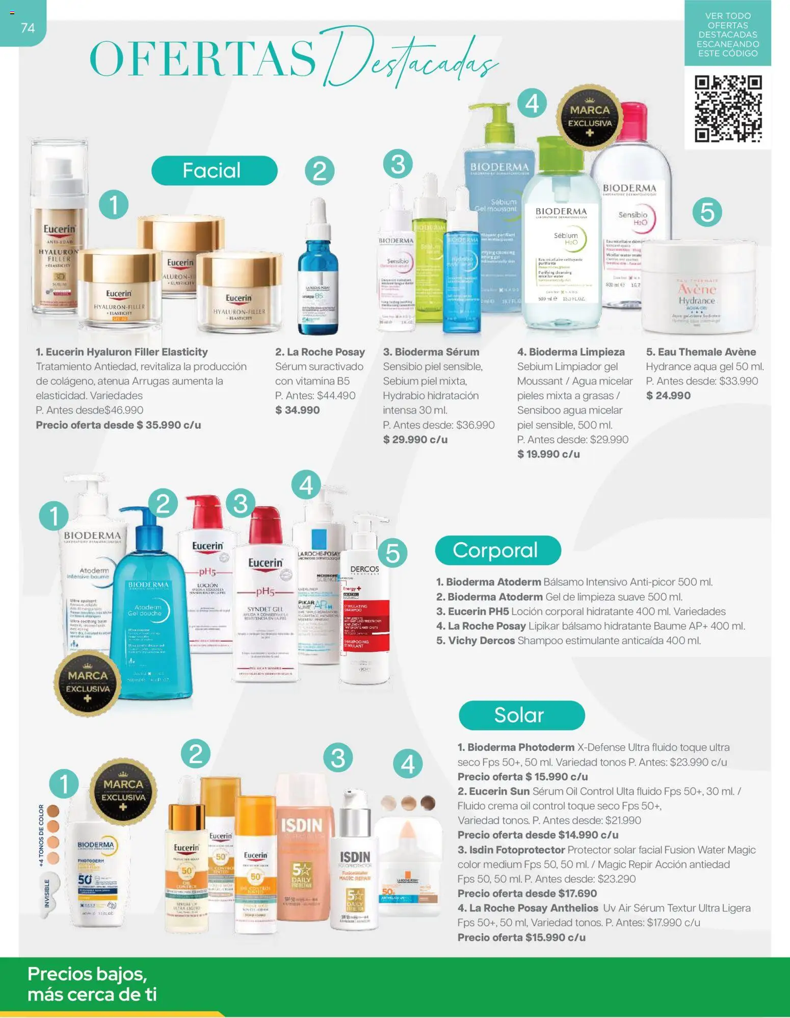Cruz Verde - Dermocosmética │ válido desde el 31.08.2026 | Página: 74 | Productos: Loción, Limpiador, Crema, Serum
