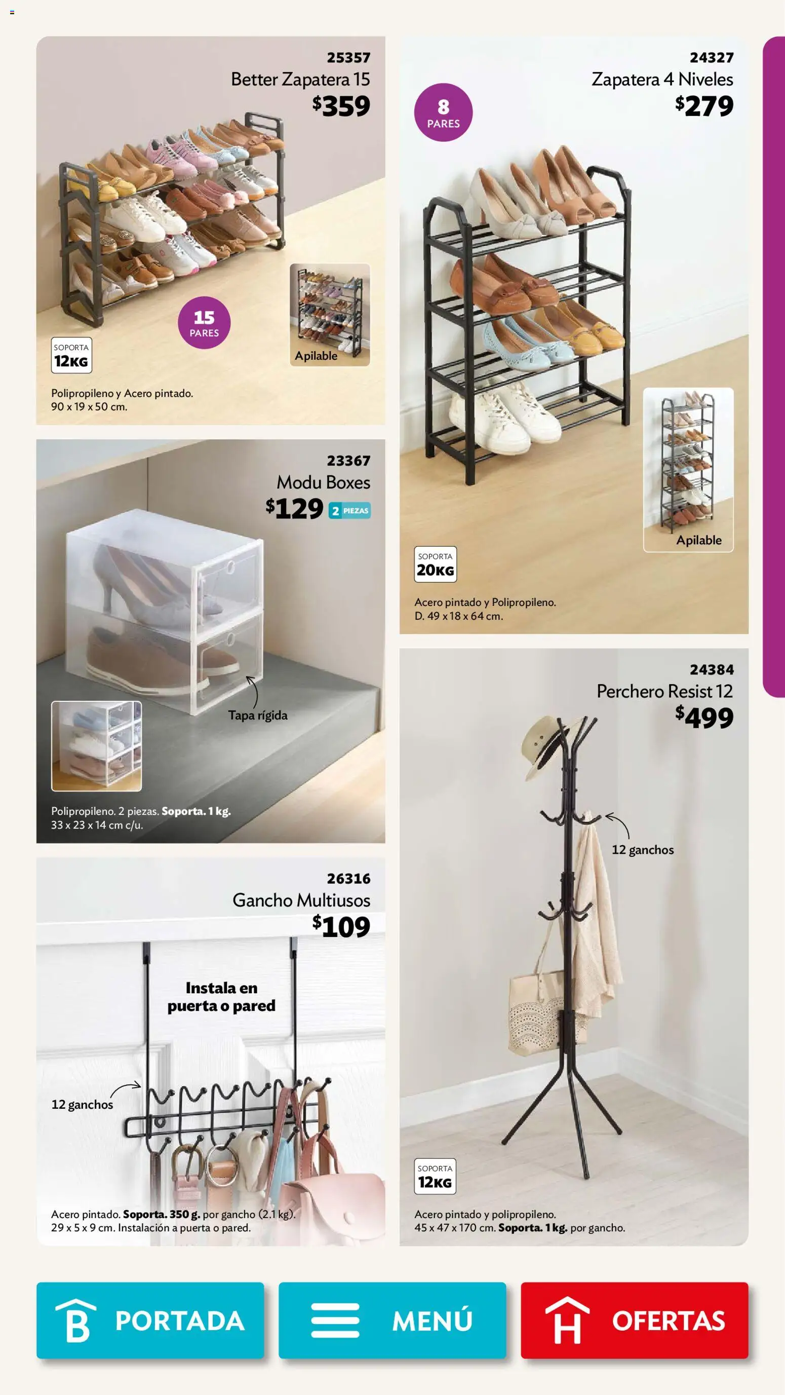 Nuevas ofertas de Betterware válidas en toda la República Mexicana desde el 28/09/2026. ¡Encuentra las mejores ofertas en Betterware campaña 10 2026! | Página: 65