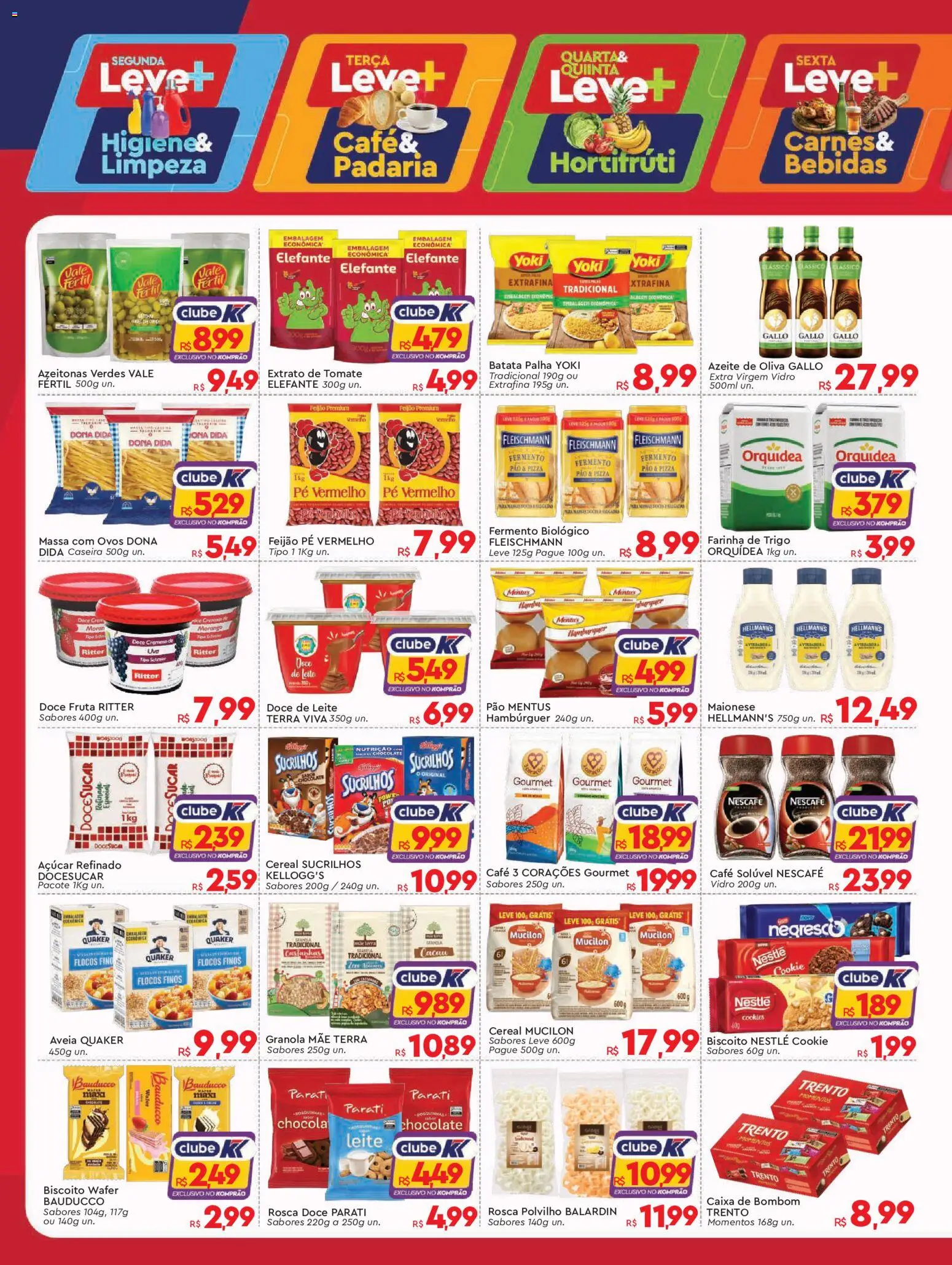 Komprao Atacadista Folheto - válido de 07/09/2026 | Página: 2 | Produtos: Caixa, Massa, Doce, Extrato de tomate