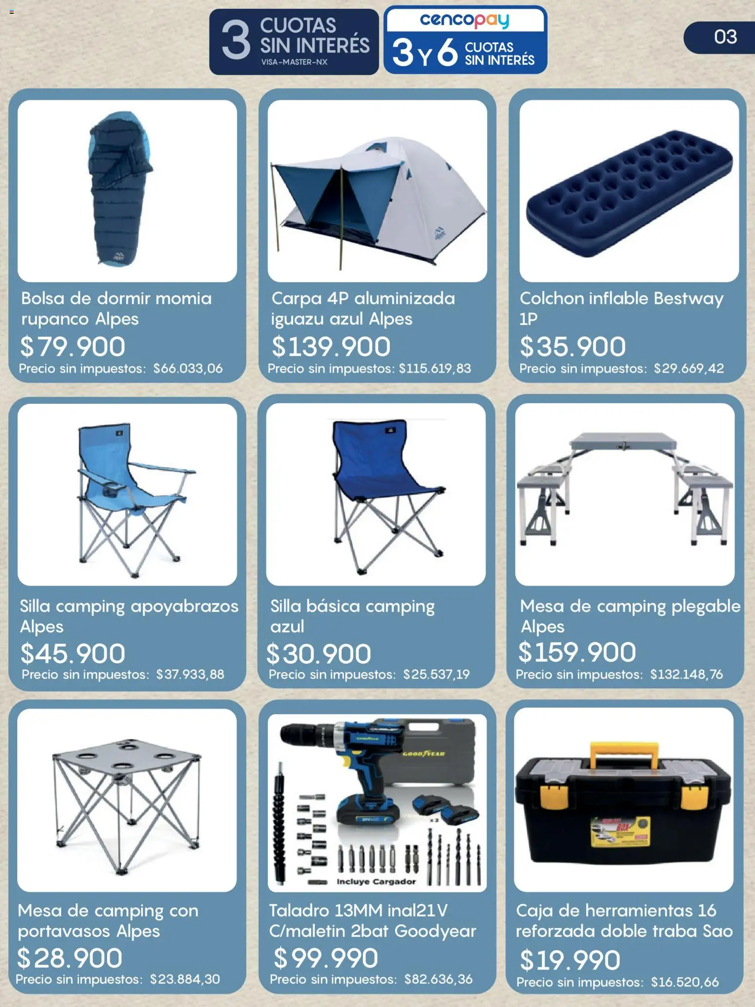 Jumbo - Especial Día del Padre - Hogar y mucho más │ válido desde el 09.06.2026 | Página: 5 | Productos: Carpa, Bolsa de dormir, Colchón inflable, Cargador
