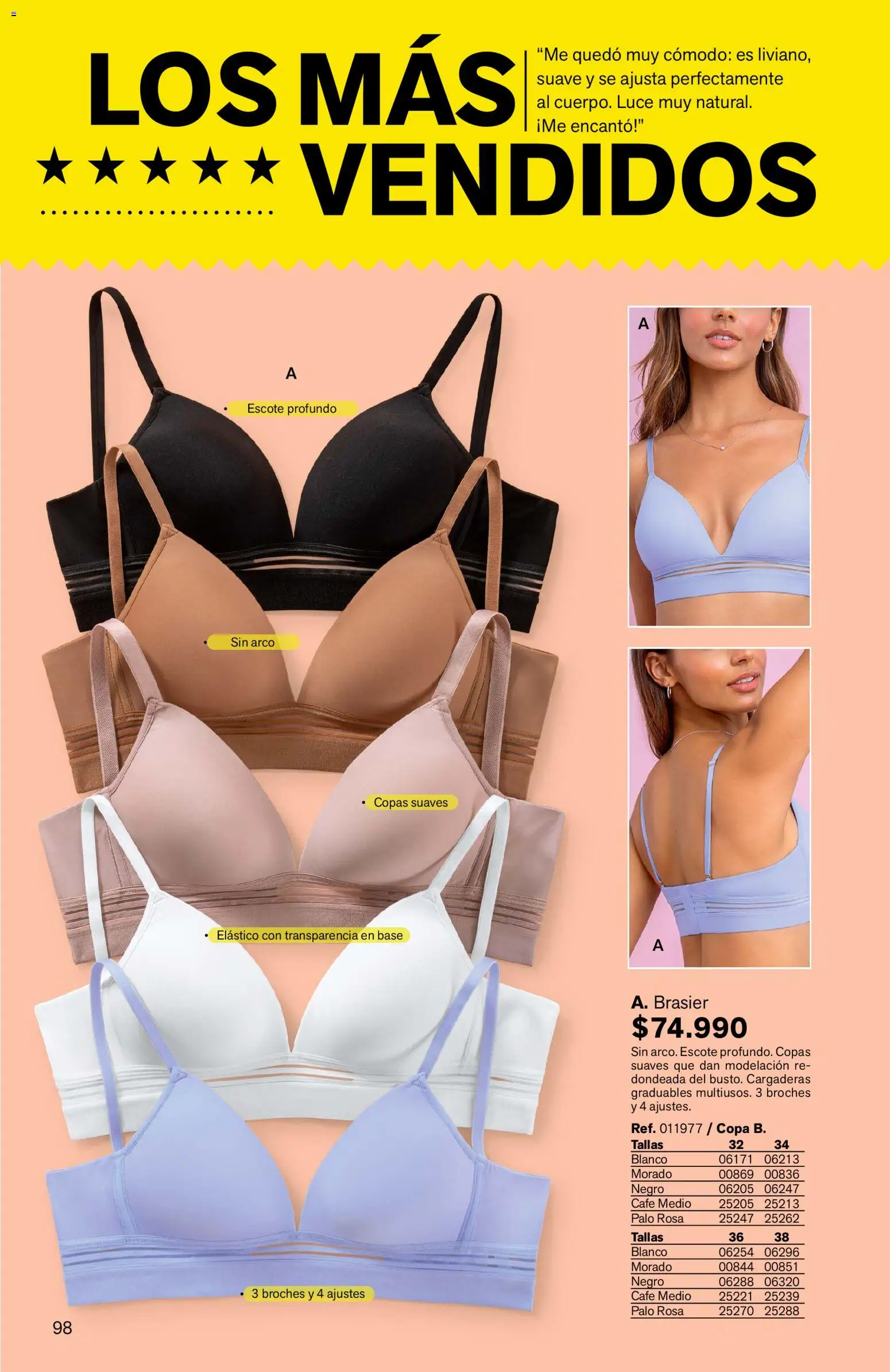 Leonisa revista - valida desde el 24/08/2026 | Página: 98 | Productos: Brasier, Café