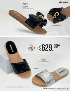 Vista previa de Andrea catálogo Verano, nuevo folleto de la tienda, válido en México a partir del 24.05.2026 | Página: 67 | Productos: Lentejuelas