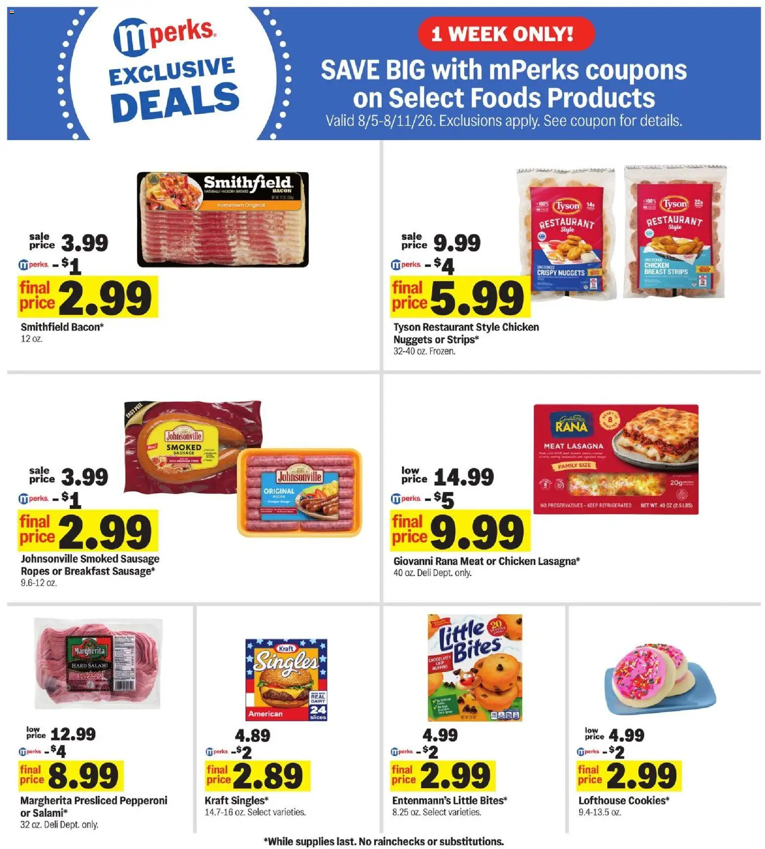 Meijer Weekly Ad - valid from 08/05/2026 | Page: 16 | Products: Salami, Sausage