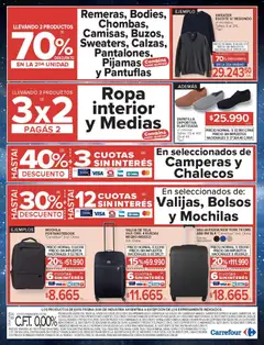 Vista previa Carrefour ofertas válido desde el 06.05.2026 | Página: 25 | Productos: Banco, Sobre, Medias, Mochila