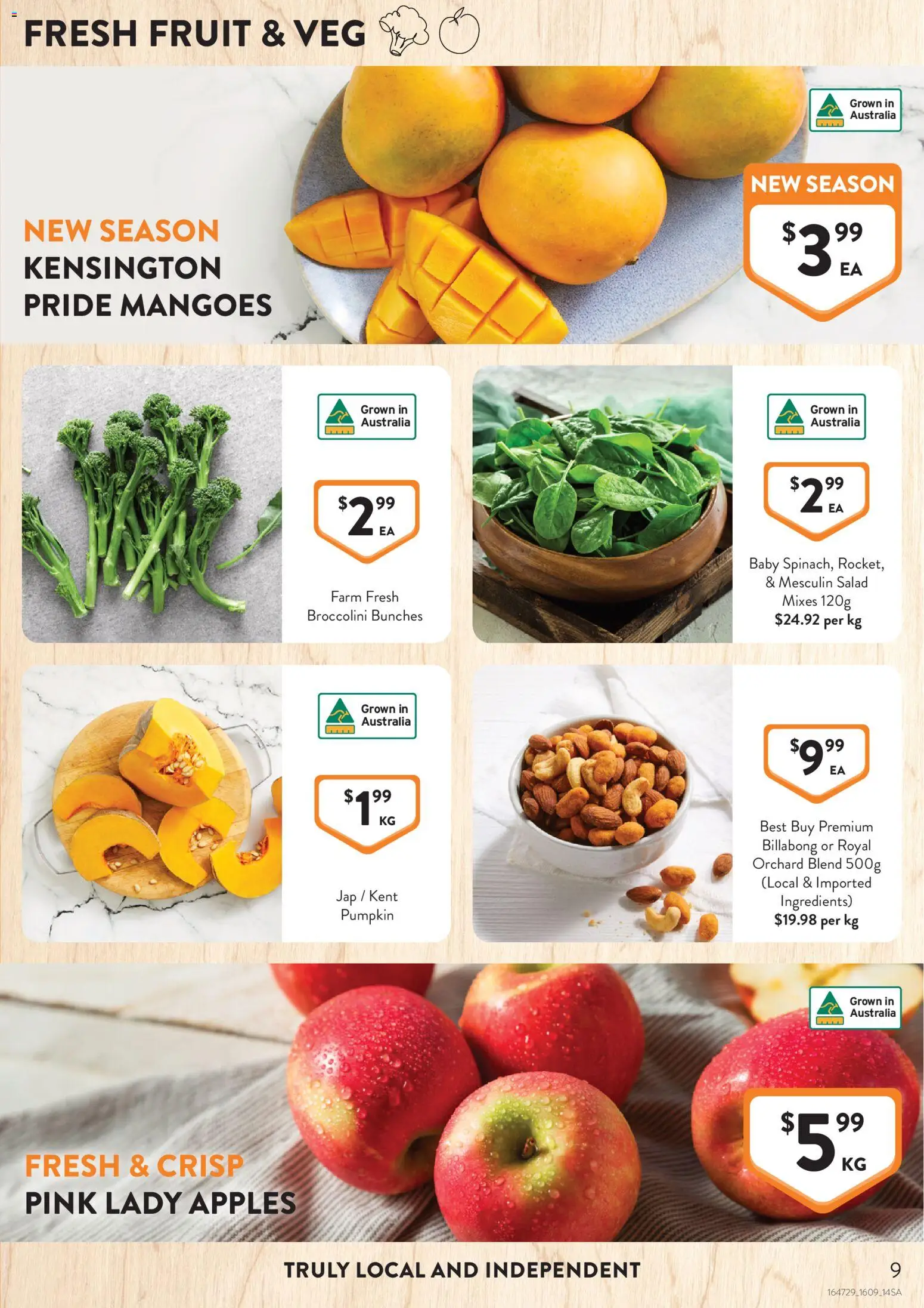 Foodworks catalogue - valid from 16/09/2026 | Page: 9 | Products: Ingredients, Apples, Salad, Fruit