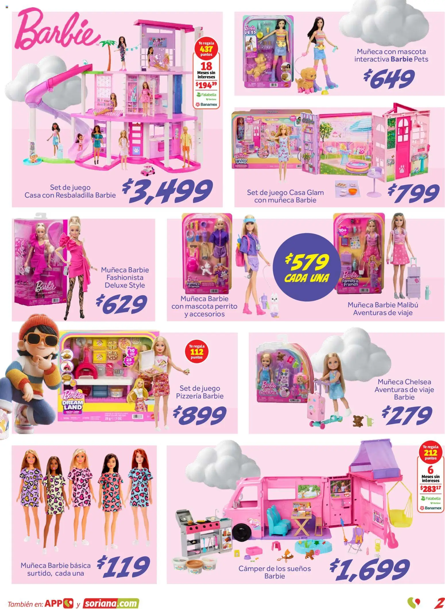 Nuevas ofertas de Soriana válidas en toda la República Mexicana desde el 15/10/2026. ¡Encuentra las mejores ofertas en Soriana folleto Reino de los Juguetes! | Página: 3