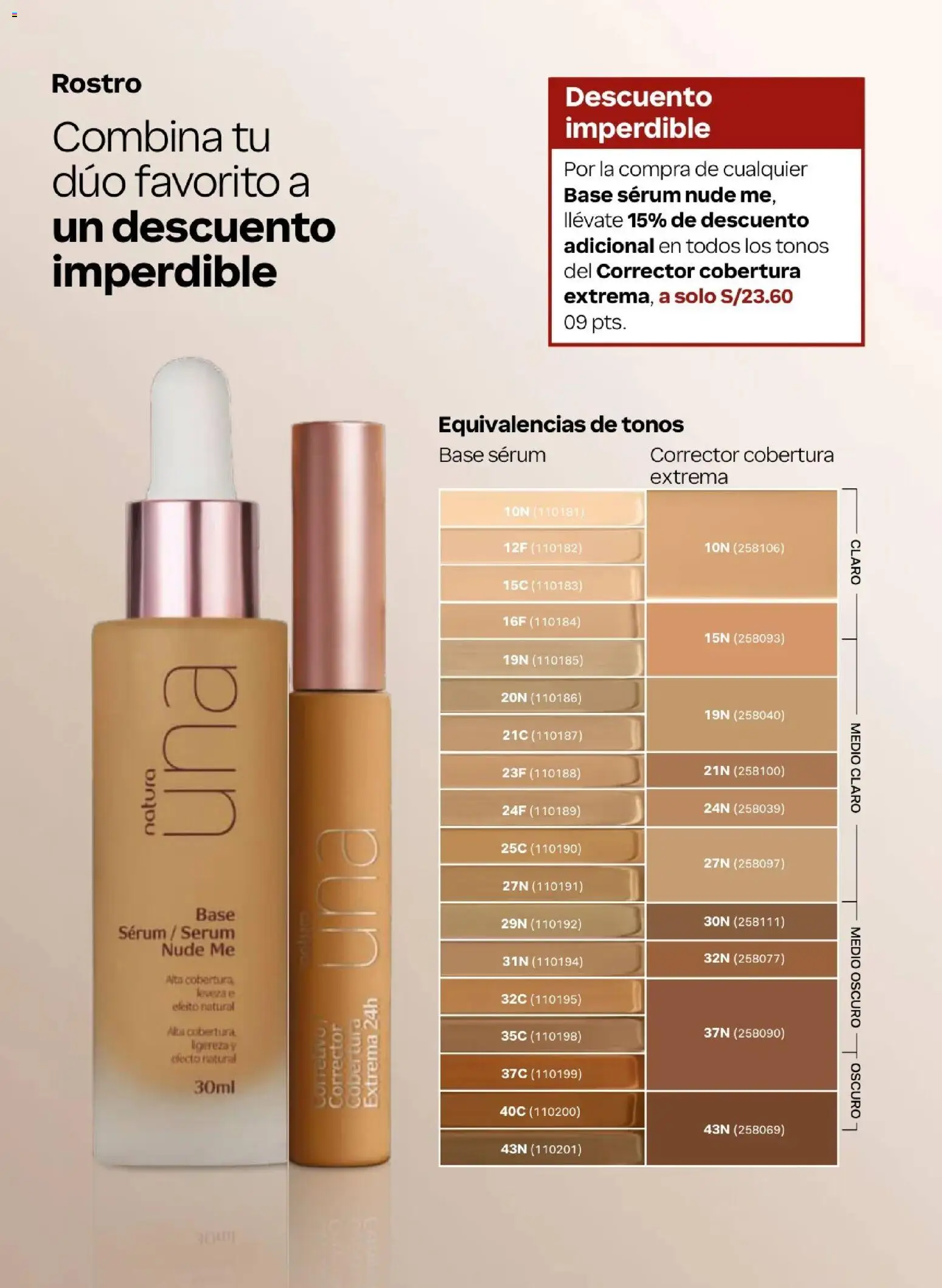 Catálogo Natura válido desde 24.05.2026 | Página: 61 | Productos: Corrector