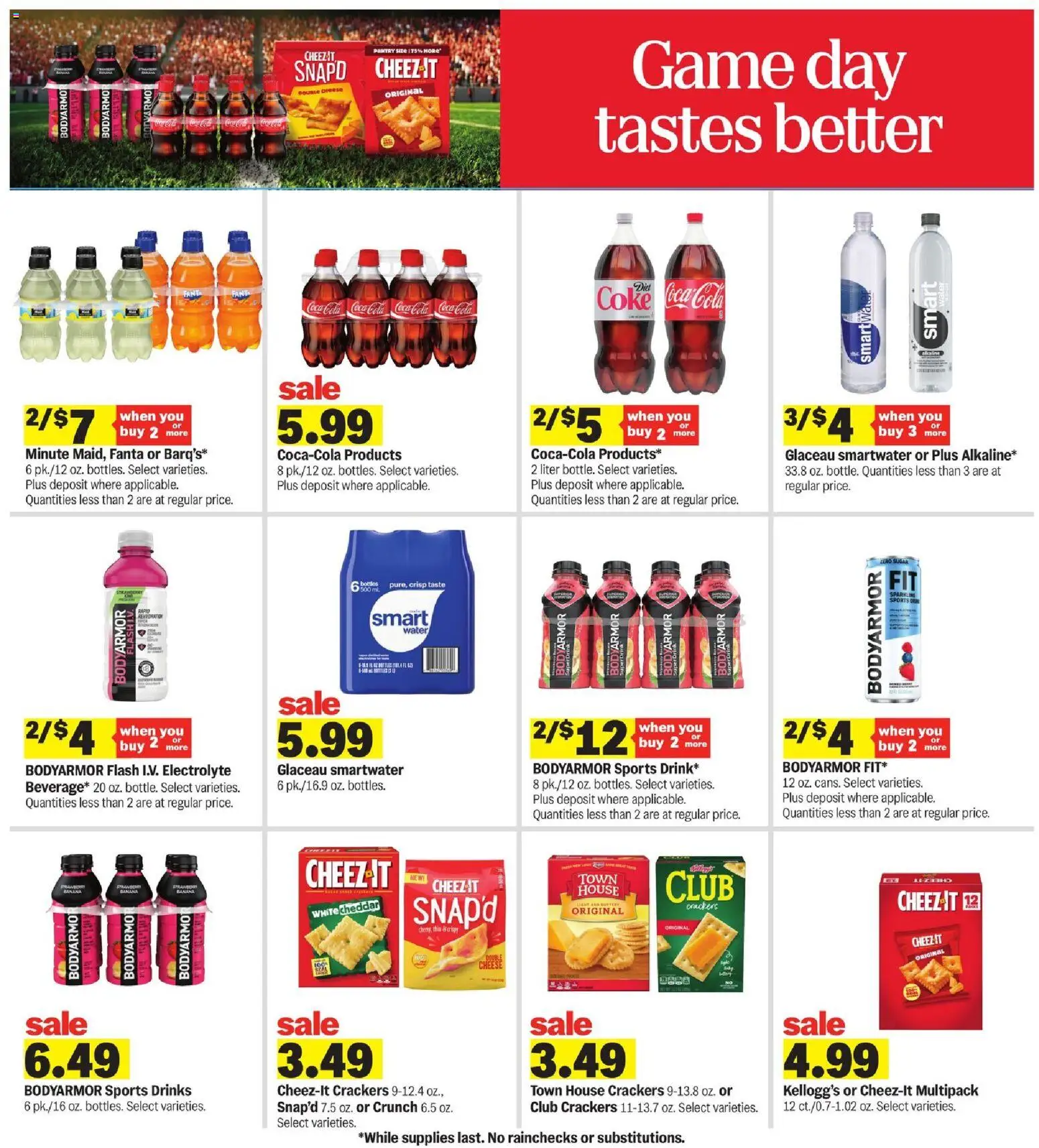 Meijer Weekly Ad - MI - valid from 09/23/2026 | Page: 33 | Products: Crackers, Water, Sugar, Fanta