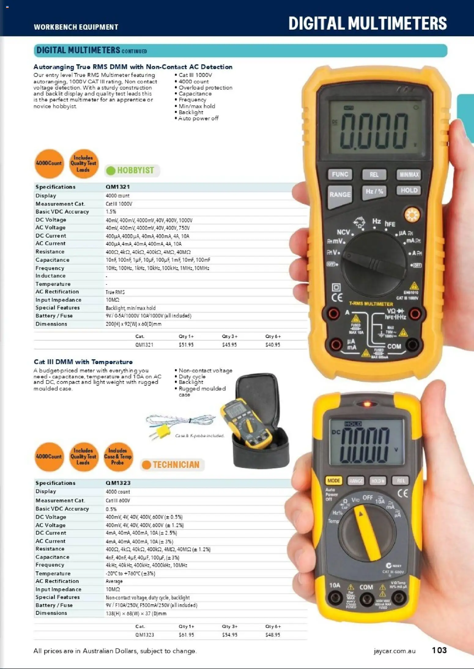 Jaycar catalogue - valid from 31/08/2026 | Page: 101 | Products: Battery, Light, Digital, Weight