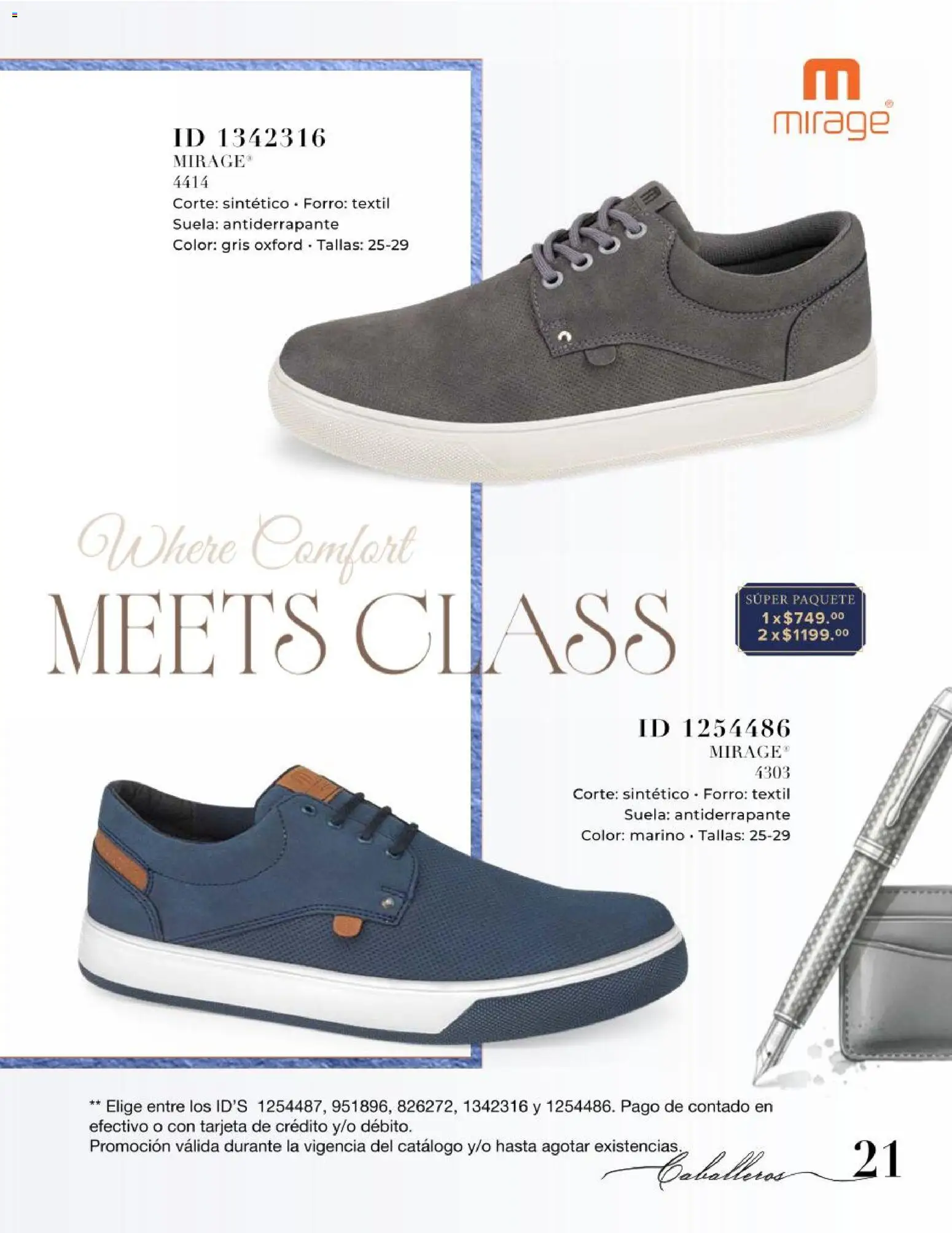 Nuevas ofertas de Price Shoes válidas en toda la República Mexicana desde el 14.05.2026. ¡Encuentra las mejores ofertas en Price Shoes catálogo Caballeros! | Página: 21