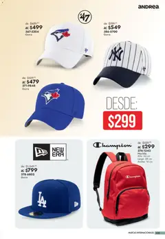 Vista previa de Andrea catálogo Outlet, nuevo folleto de la tienda, válido en México a partir del 26/07/2026 | Página: 325 | Productos: Gorra, Mochila
