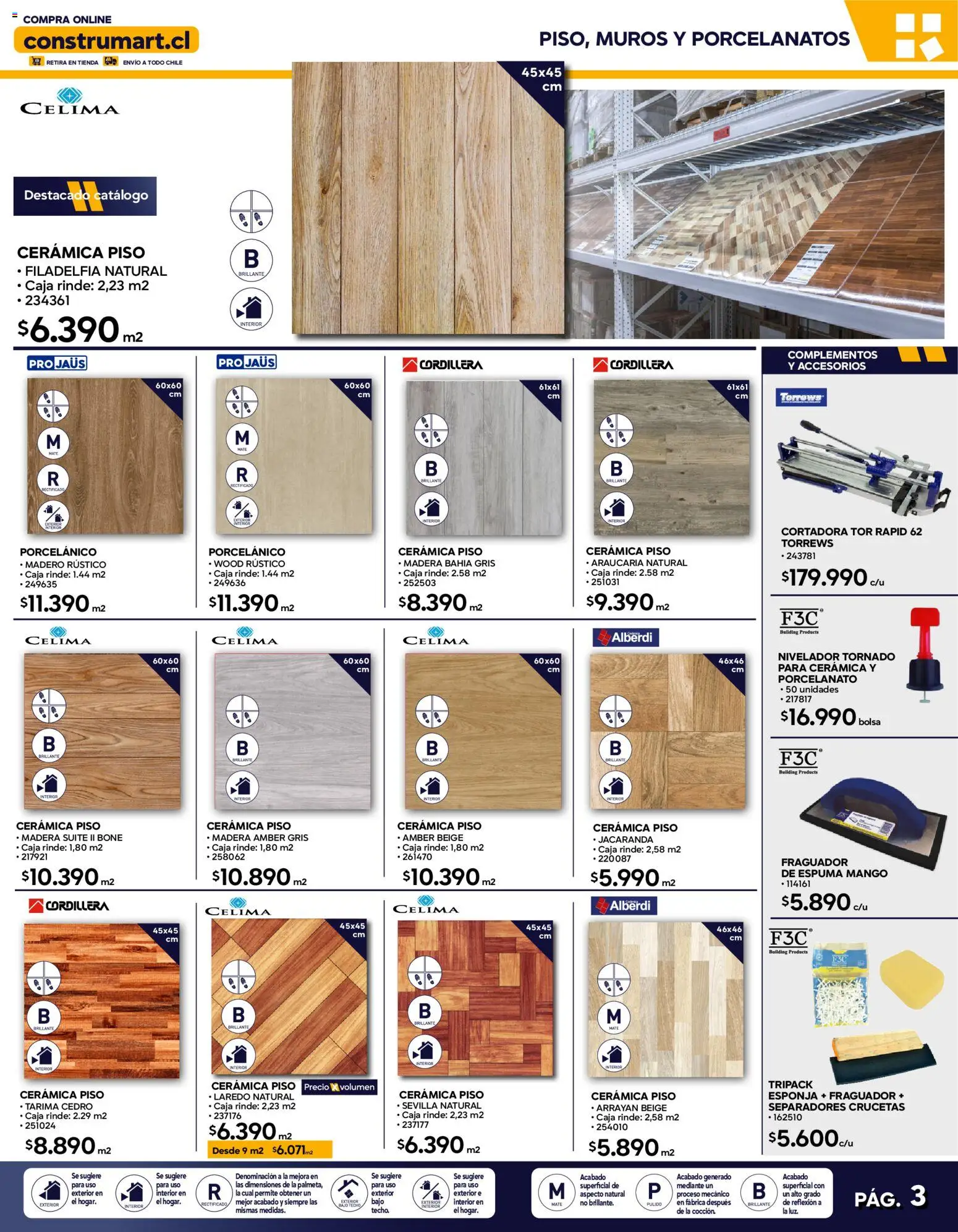 Construmart Ofertas │ válido desde el 31.07.2026 | Página: 3 | Productos: Bolsa, Mango, Caja, Bajo