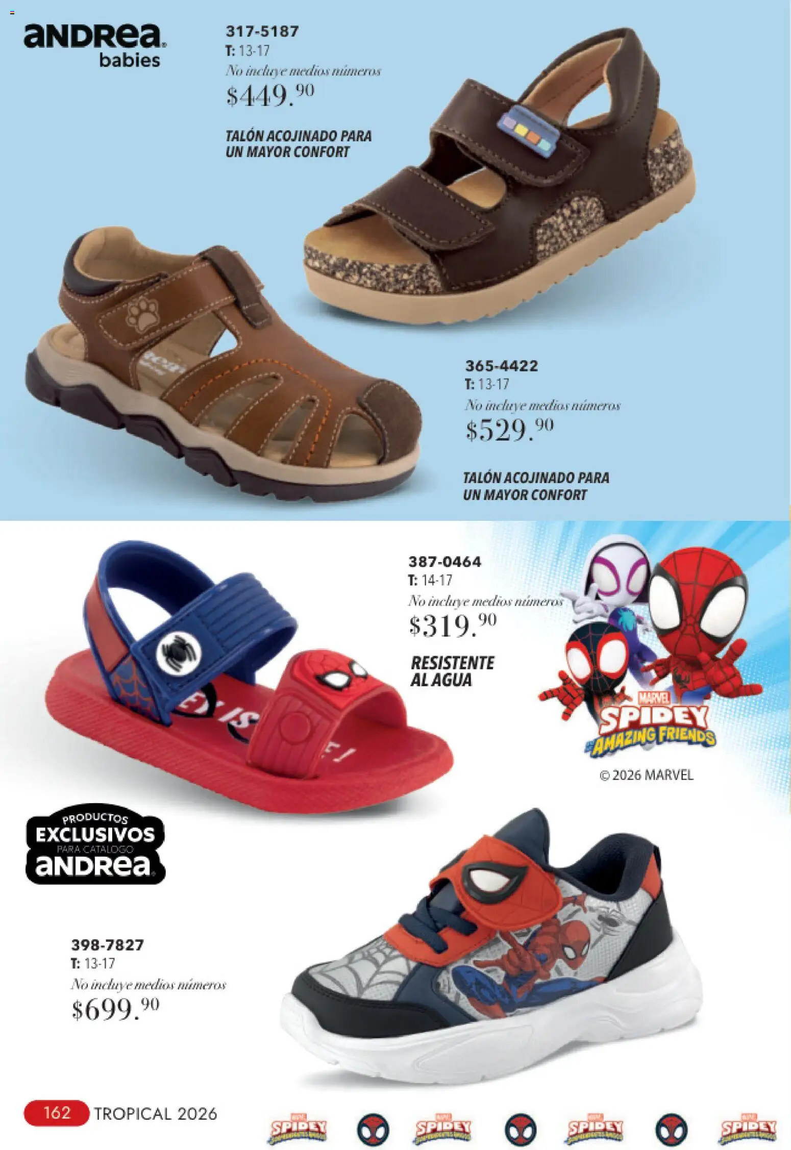Nuevas ofertas de Andrea válidas en toda la República Mexicana desde el 23/08/2026. ¡Encuentra las mejores ofertas en Andrea catálogo Tropical! | Página: 162