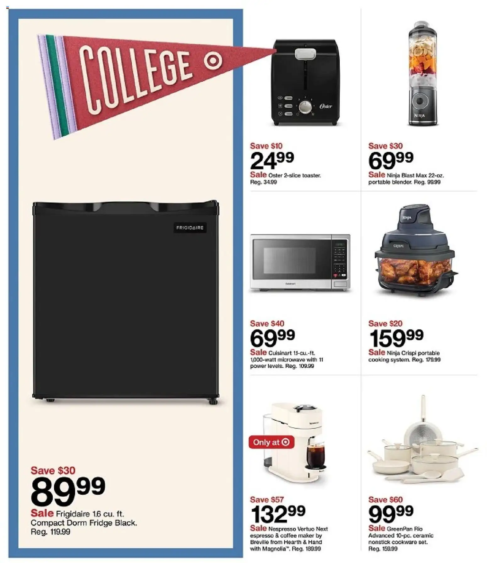 Target Weekly Ad - valid from 08/23/2026 | Page: 4 | Products: Coffee, Microwave, Coffee maker