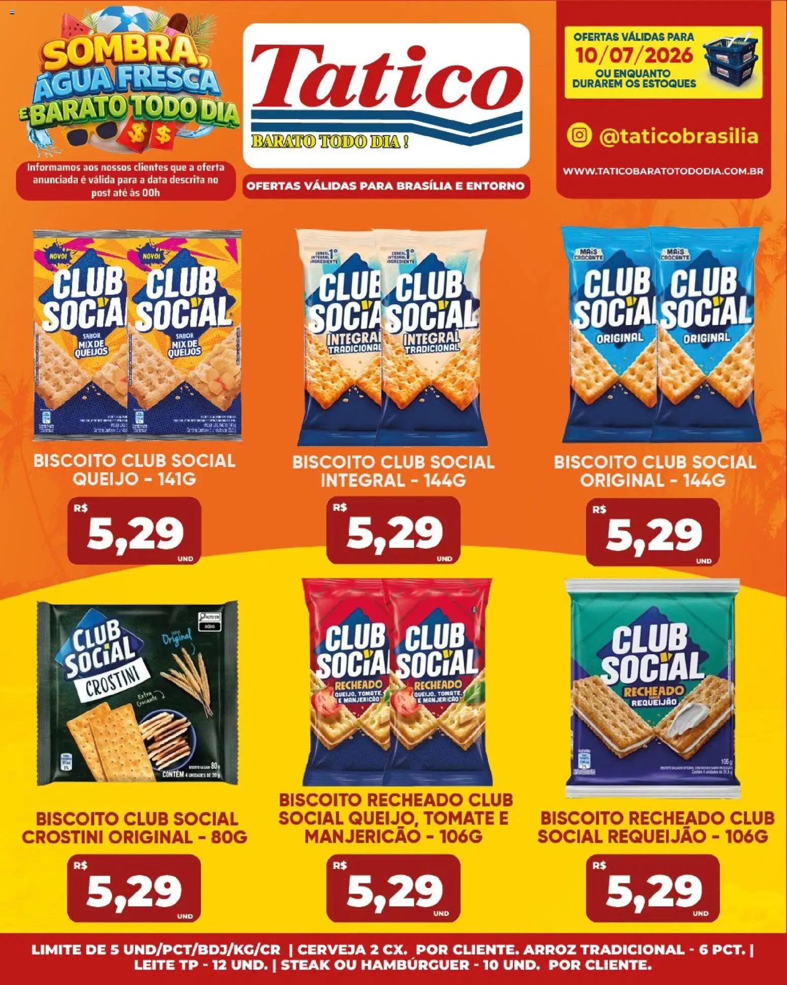 Tatico Folheto - válido de 11/07/2026 | Página: 24 | Produtos: Manjericão, Cerveja, Arroz, Requeijão