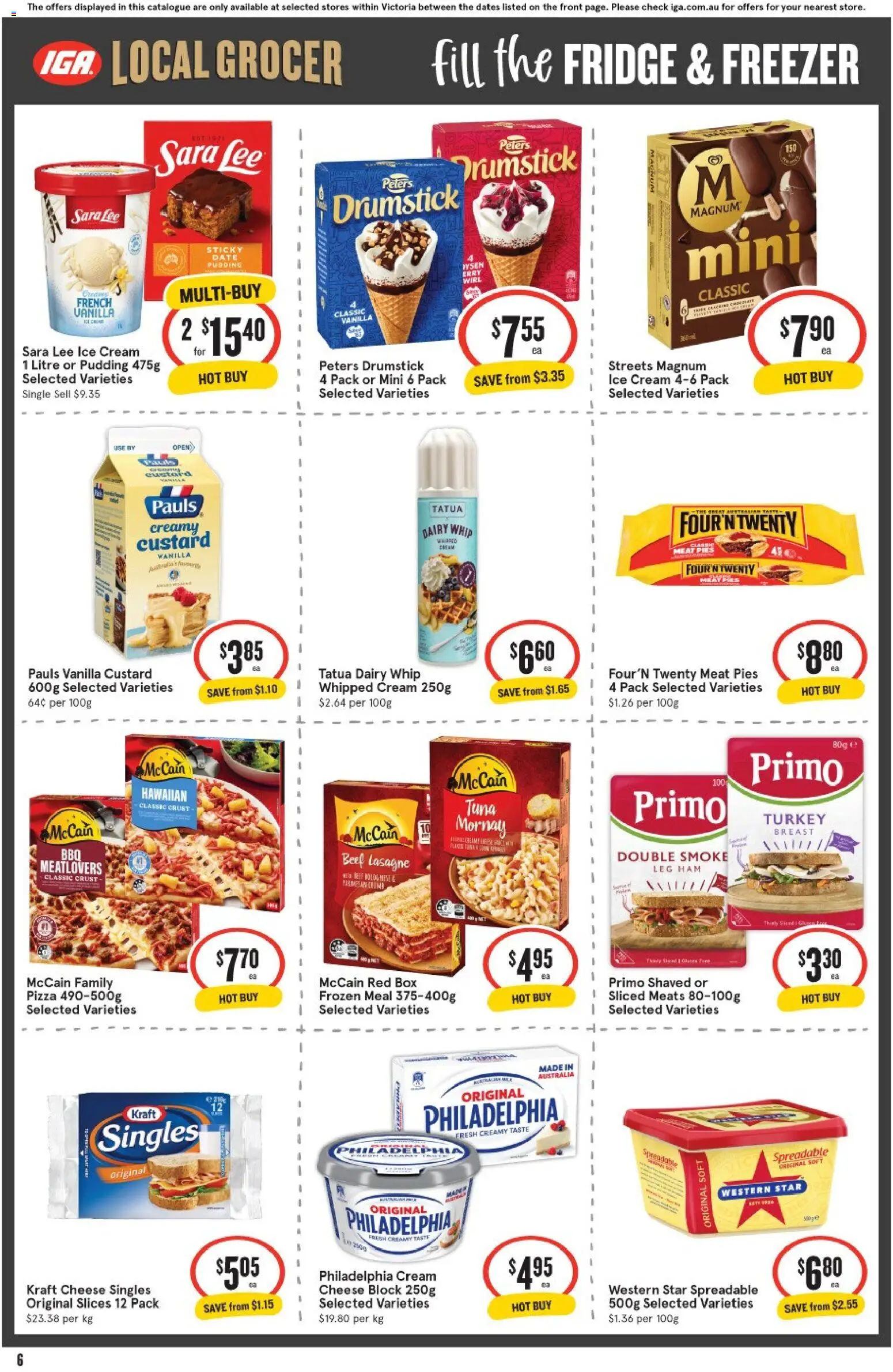 IGA catalogue - valid from 08/07/2026 | Page: 7 | Products: Box, Cheese, Pudding, Turkey