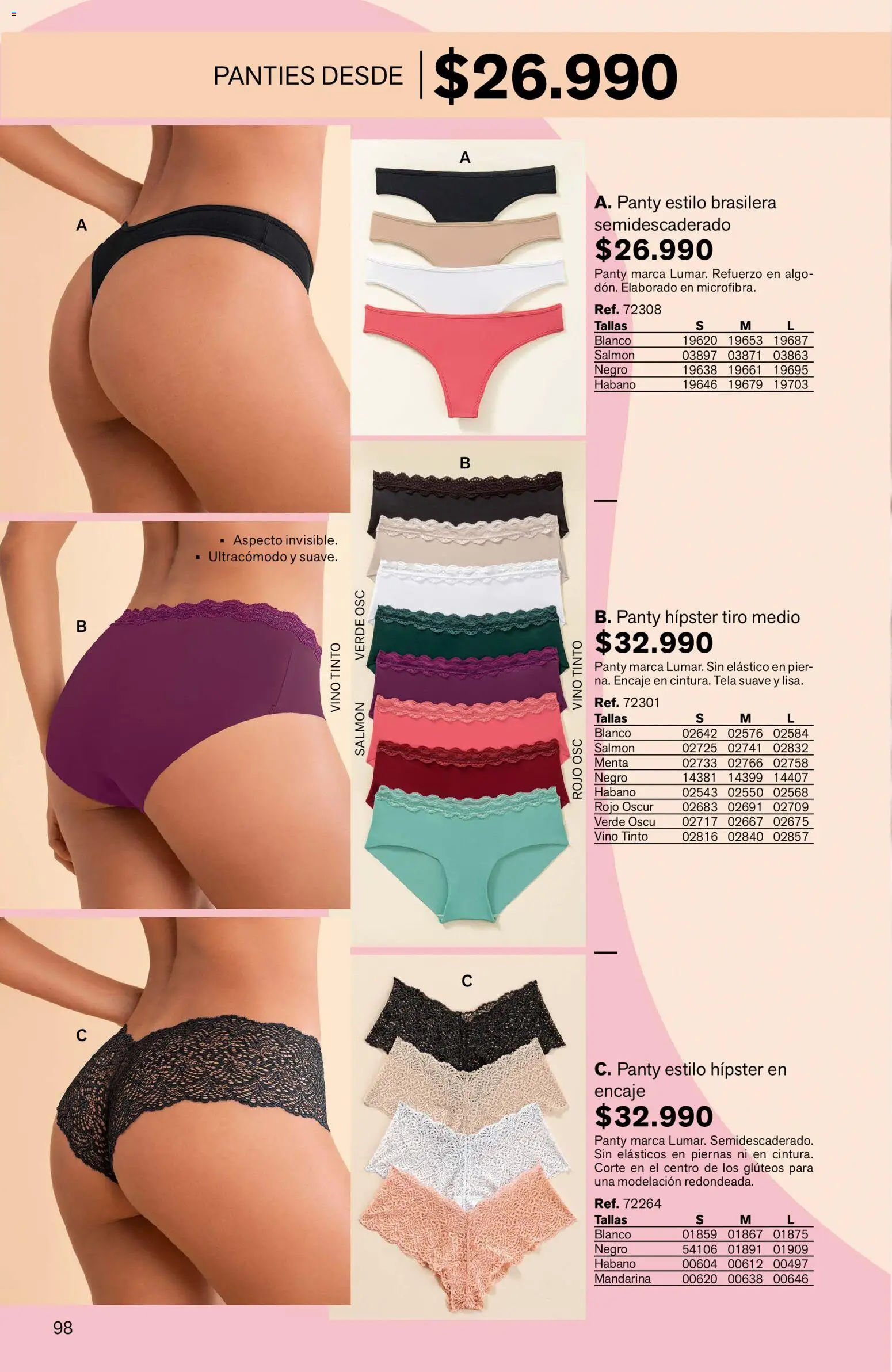 Leonisa revista - valida desde el 04.06.2026 | Página: 98 | Productos: Brazo de reina, Vino