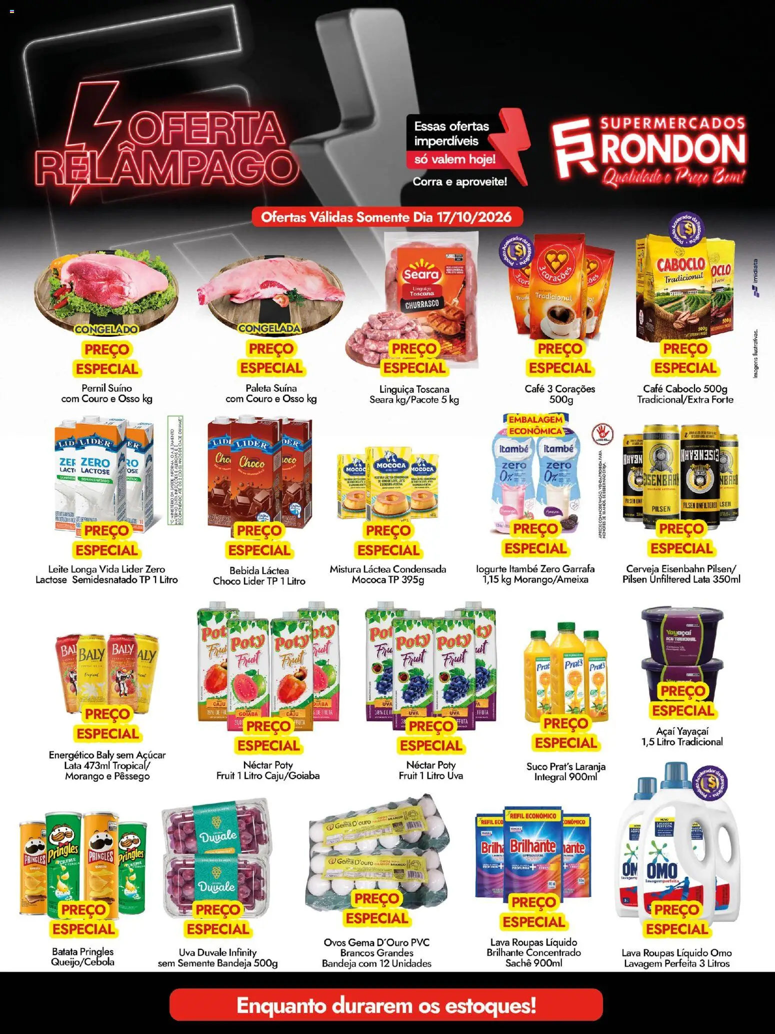 Supermercados Rondon Folheto - válido de 17/10/2026 | Página: 1