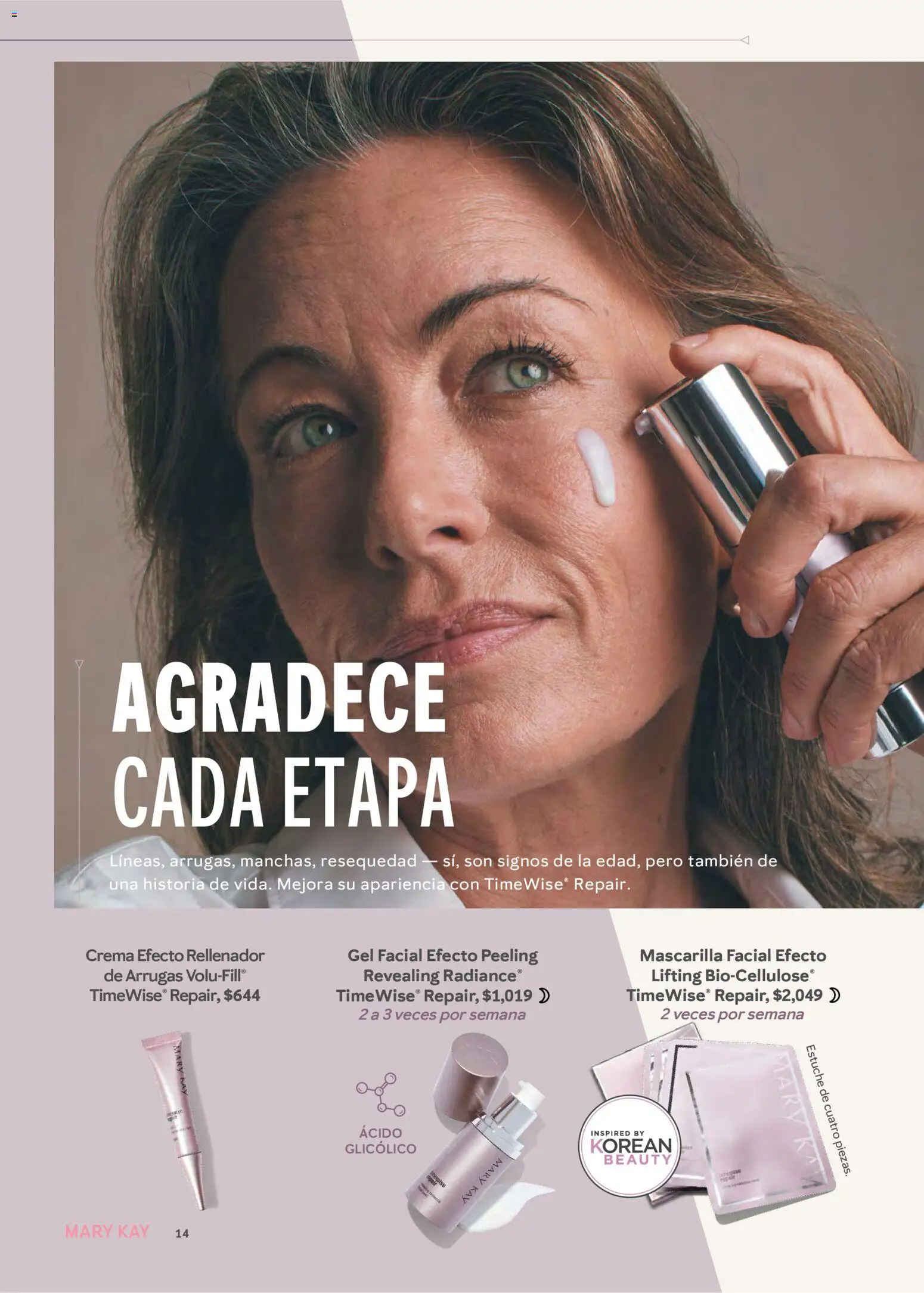 Nuevas ofertas de Mary Kay válidas en toda la República Mexicana desde el 01/09/2026. ¡Encuentra las mejores ofertas en Mary Kay catálogo! | Página: 14 | Productos: Crema, Estuche, Mascarilla, Peeling