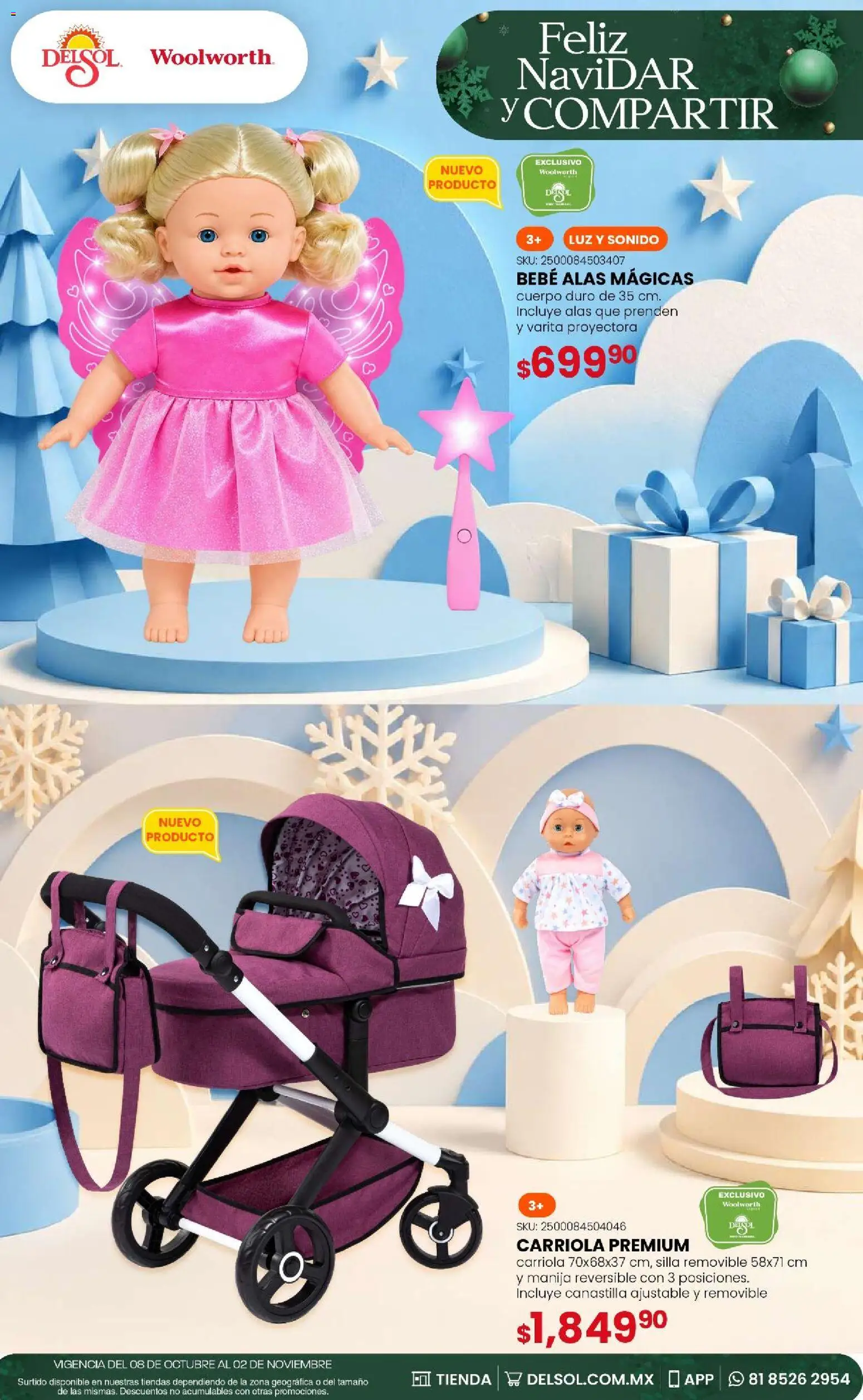 Nuevas ofertas de Del Sol y Woolworth válidas en toda la República Mexicana desde el 08/10/2026. ¡Encuentra las mejores ofertas en Del Sol y Woolworth - Feliz NaviDar y Compartir! | Página: 29