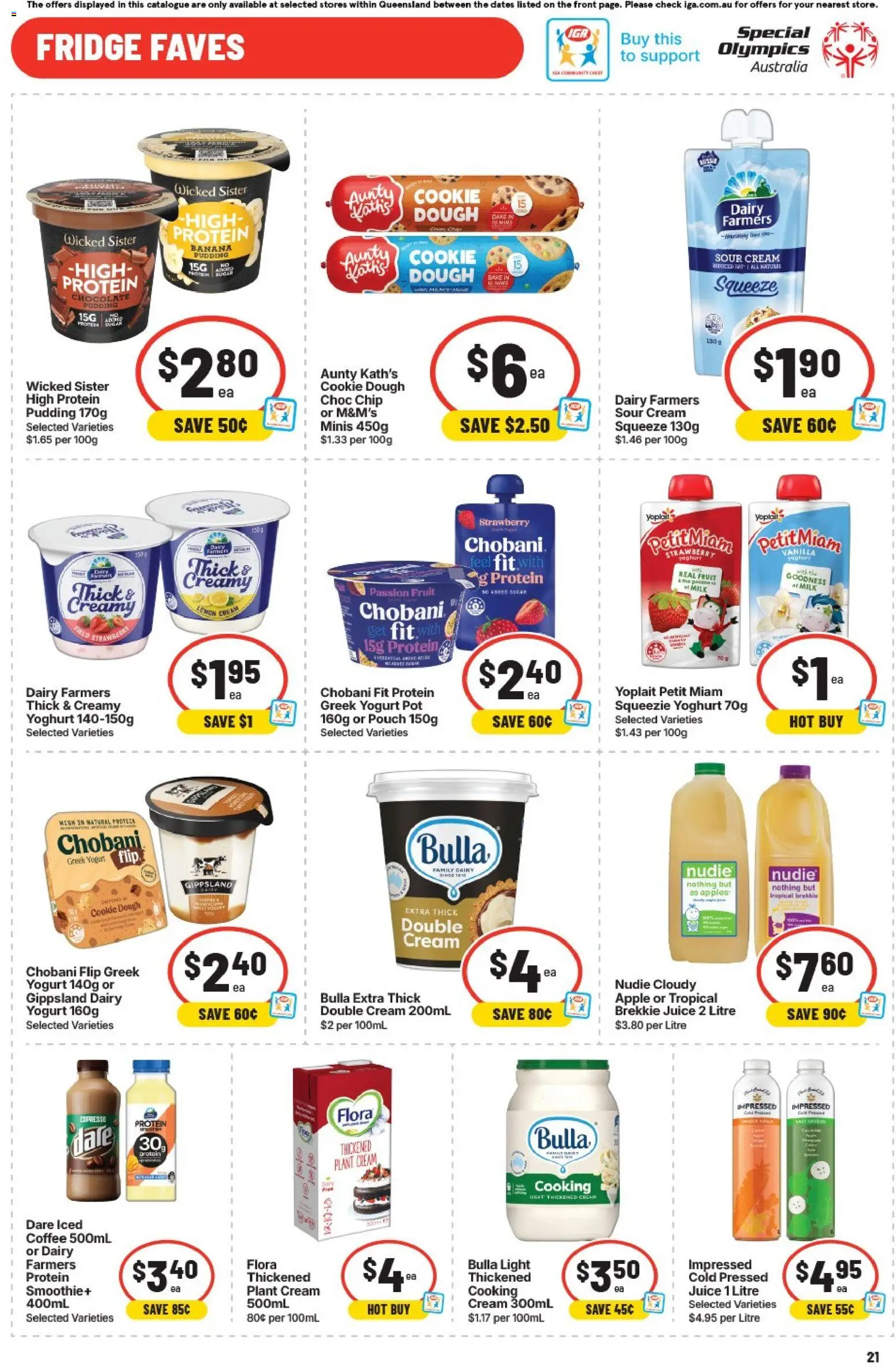 IGA catalogue - valid from 06.05.2026 | Page: 22 | Products: Dairy, Chocolate, Cream, Lemon