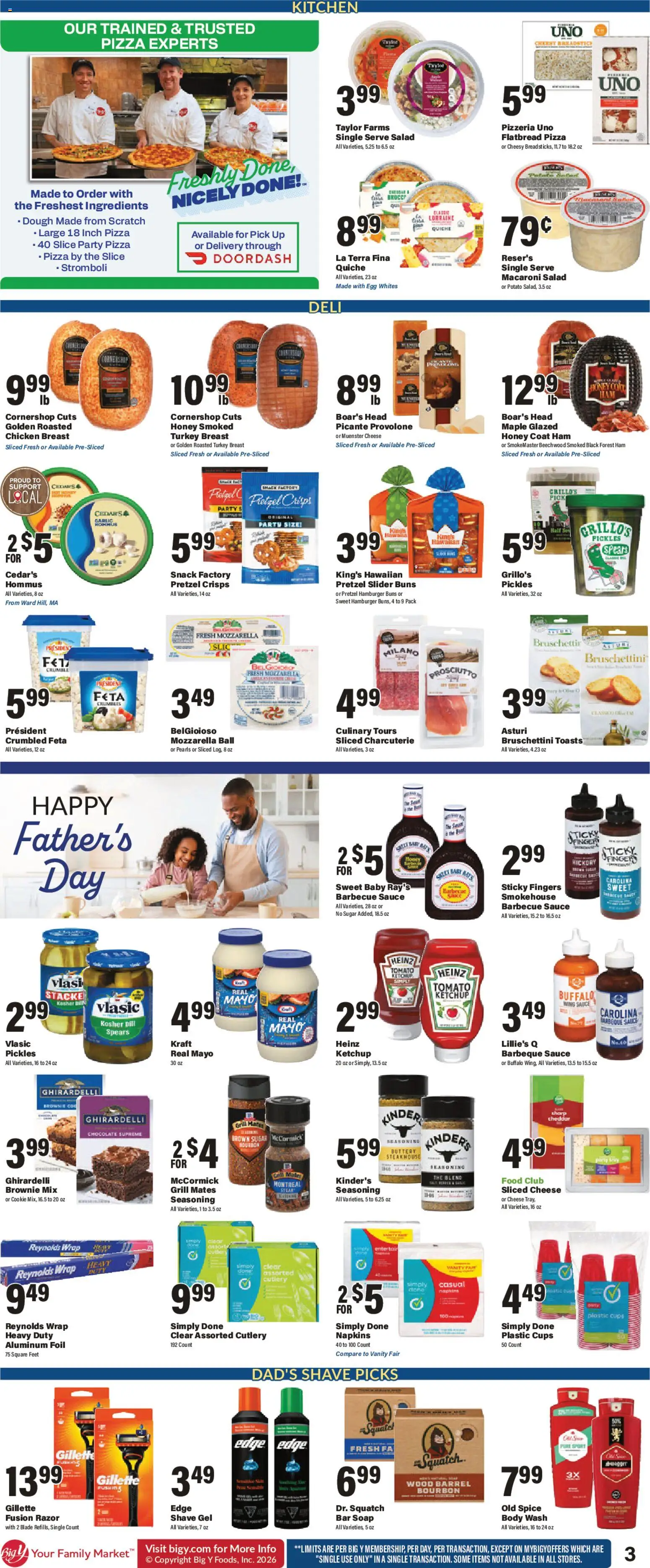 Big Y Weekly Ad - valid from 18.06.2026 | Page: 5 | Products: Fusion, Chocolate, Bar Soap, Body Wash