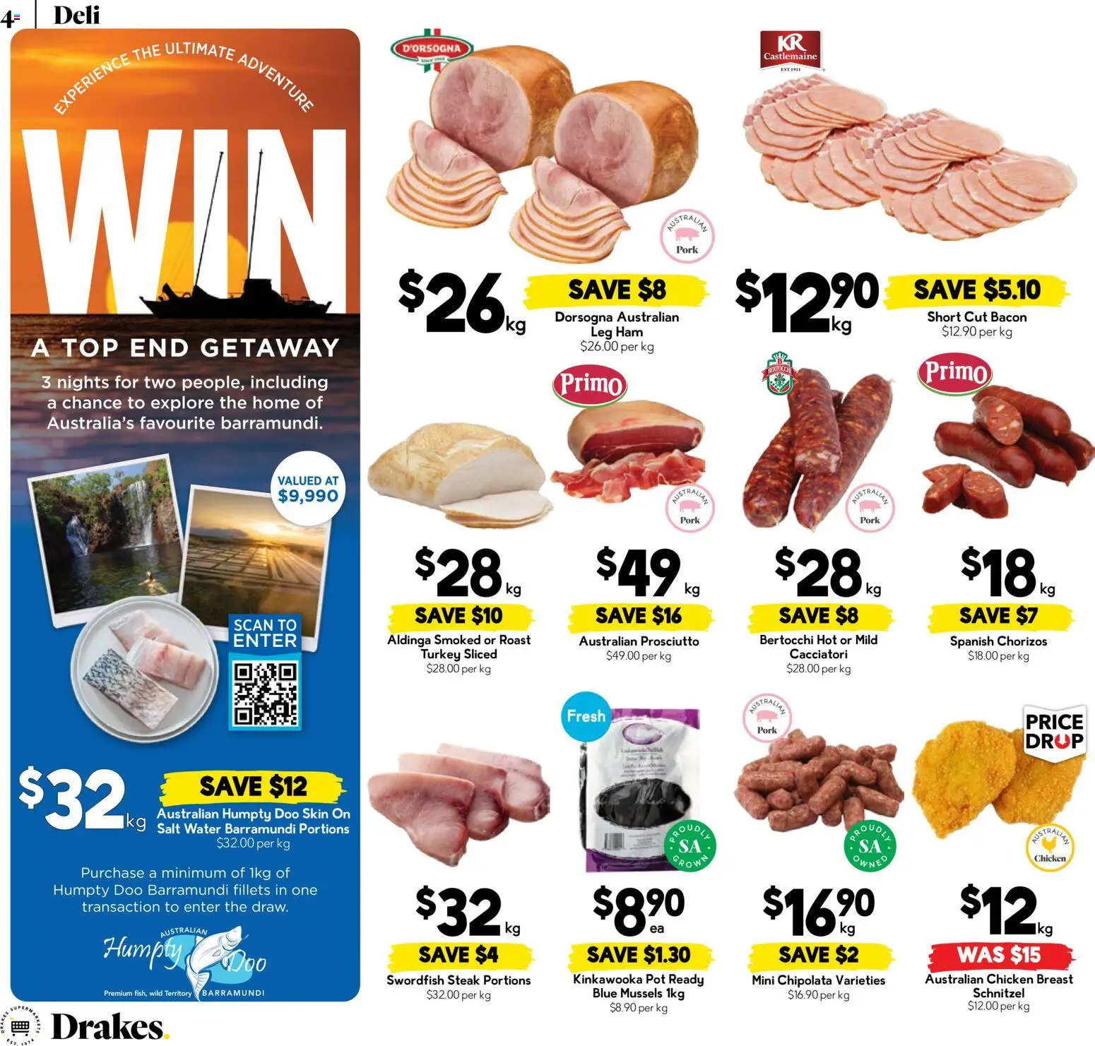 Drakes catalogue - valid from 13.05.2026 | Page: 4 | Products: Bacon, Ham, Pork, Turkey