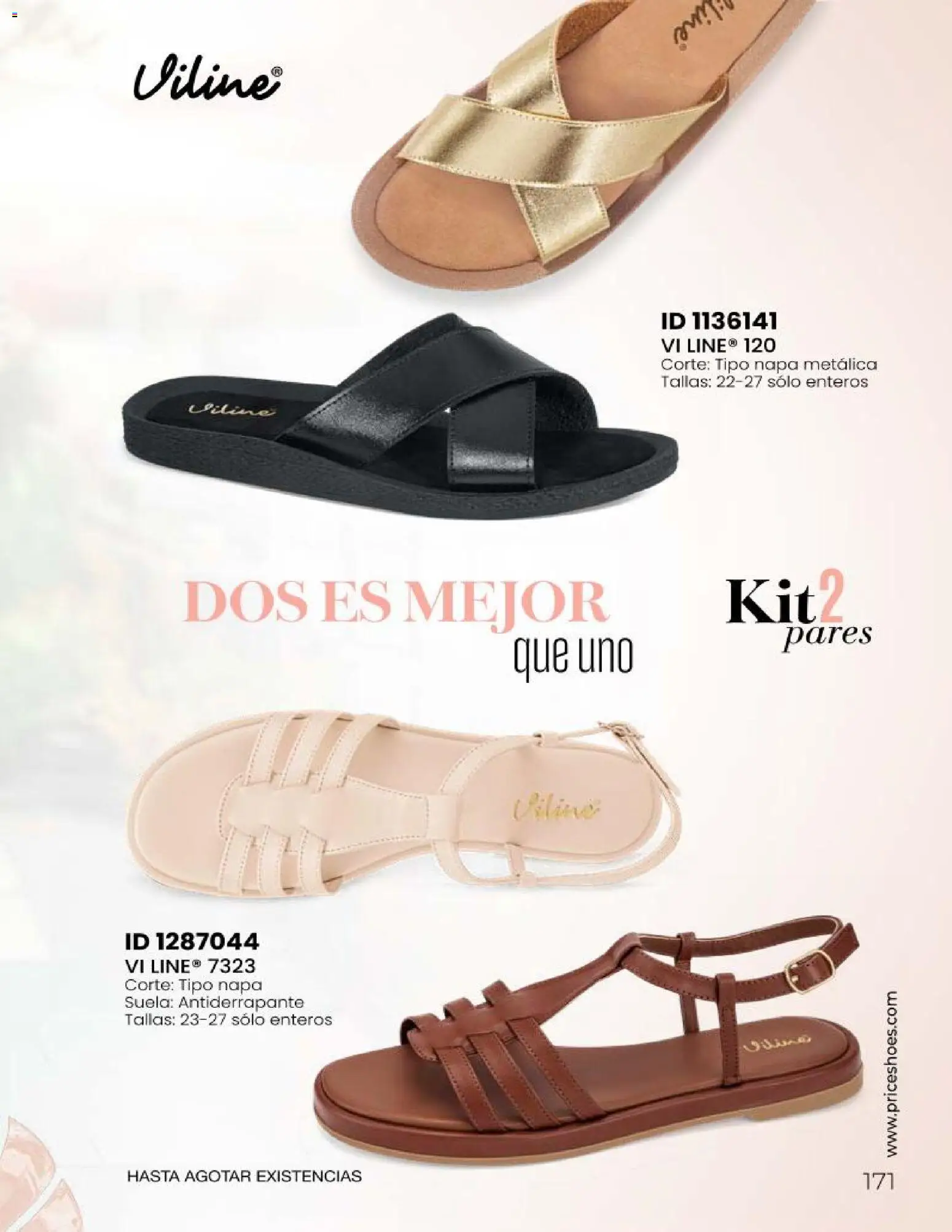 Nuevas ofertas de Price Shoes válidas en toda la República Mexicana desde el 23/06/2026. ¡Encuentra las mejores ofertas en Price Shoes catálogo Sandalias 2026! | Página: 171
