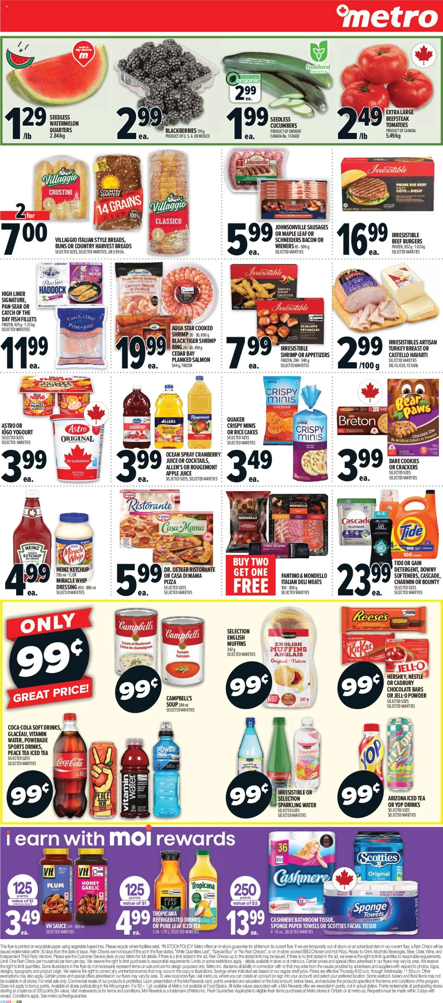 Metro flyer valid from Jun 25, 2026 | Page: 2 | Products: Ketchup, Cookies, Cucumbers, Sponge
