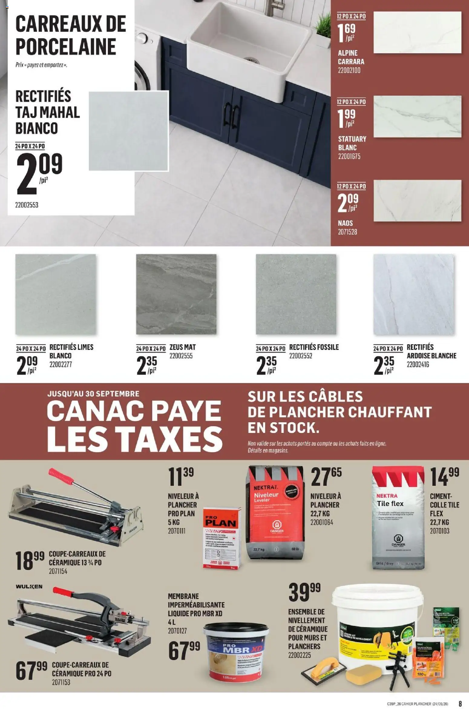 Canac flyer valid from Sep 24, 2026 | Page: 8