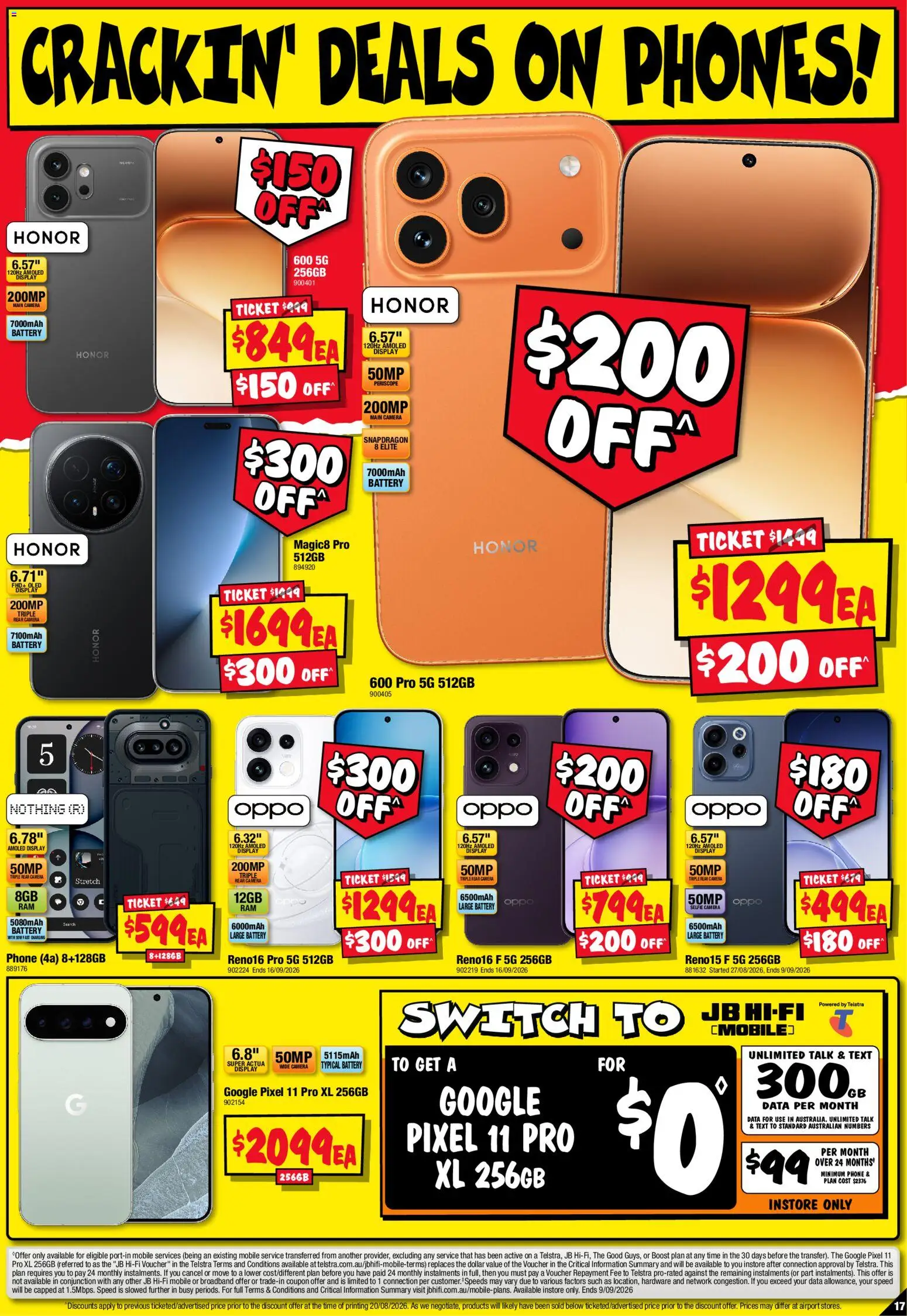 JB Hi-Fi catalogue - valid from 03/09/2026 | Page: 17 | Products: Battery, Phone, Camera, Mobile