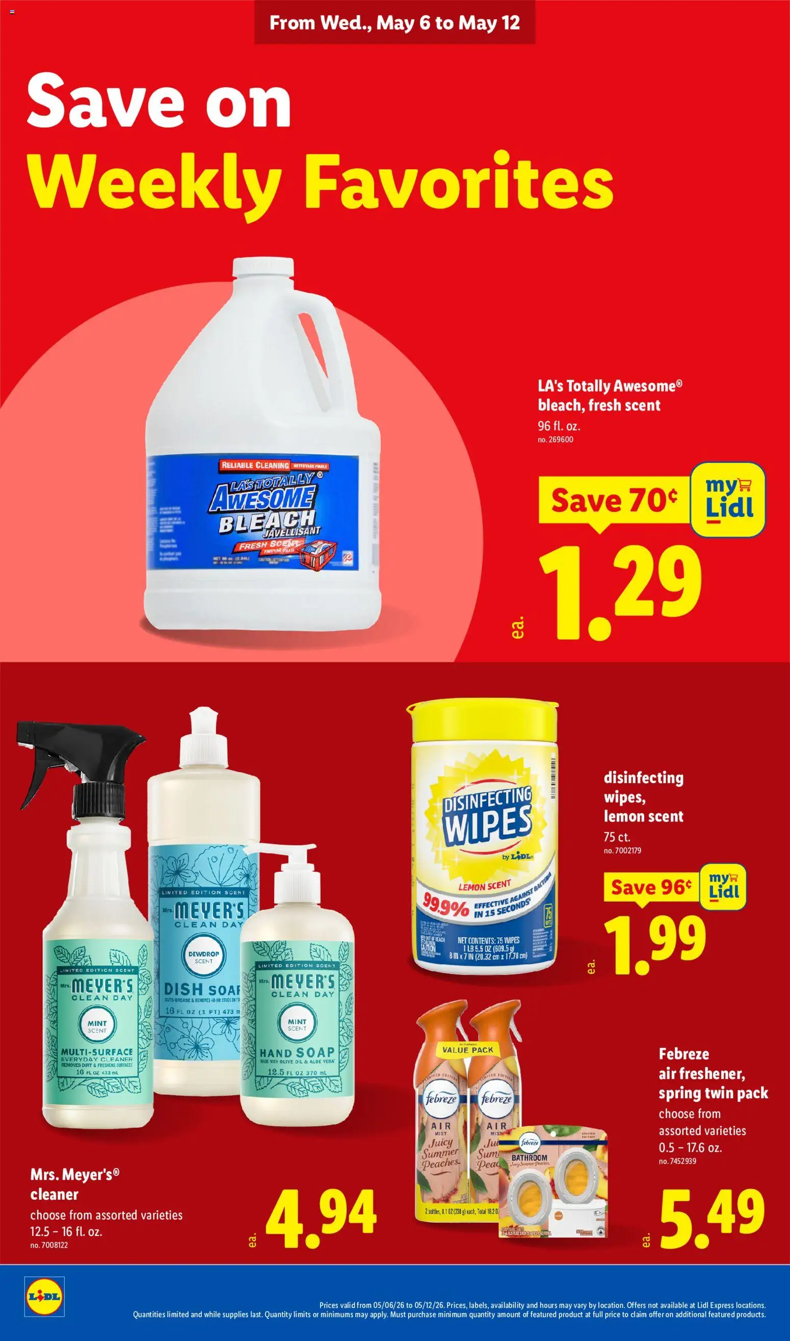 Lidl Weekly Ad - valid from 06.05.2026 | Page: 30 | Products: Oil, Soap, Lemon