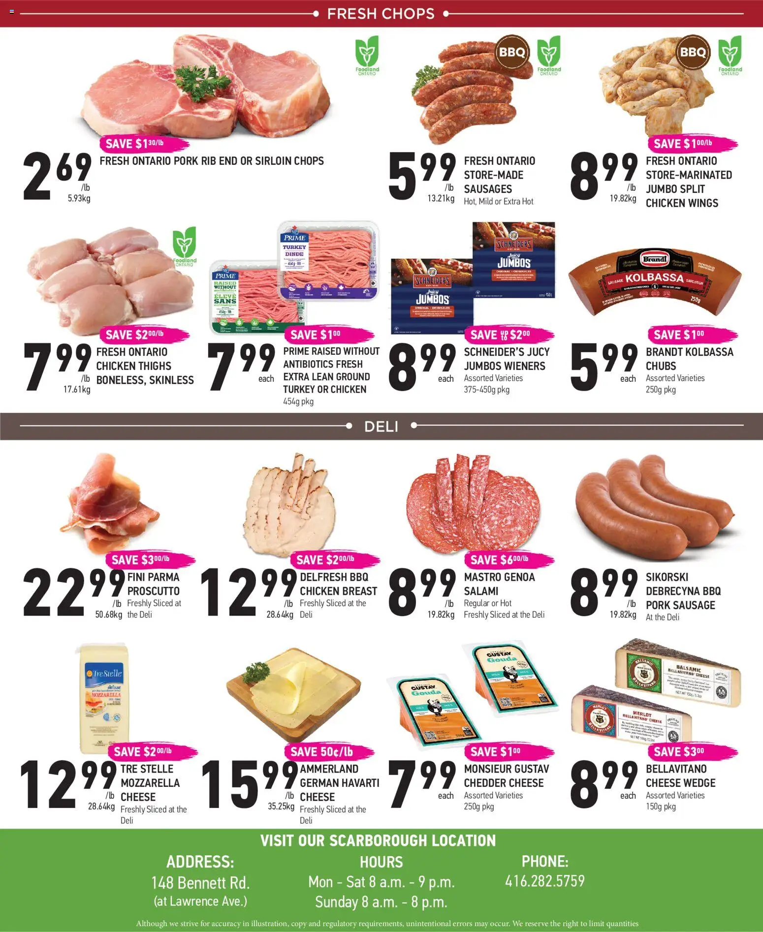 Coppas Fresh Market flyer valid from Jul 9, 2026 | Page: 4 | Products: Turkey, Cheese, Salami, Chicken