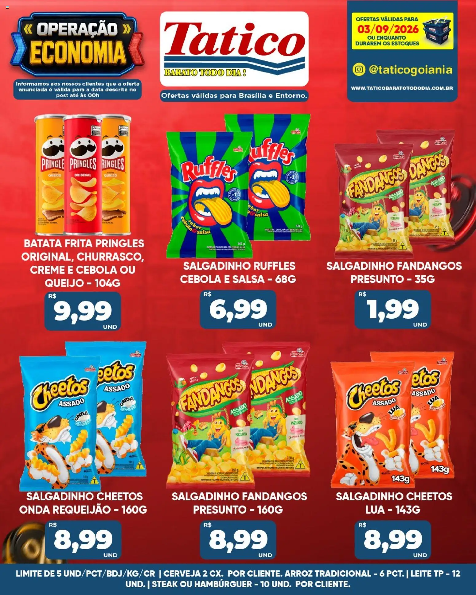 Tatico Folheto - válido de 04/09/2026 | Página: 40 | Produtos: Queijo, Creme, Hambúrguer, Batata