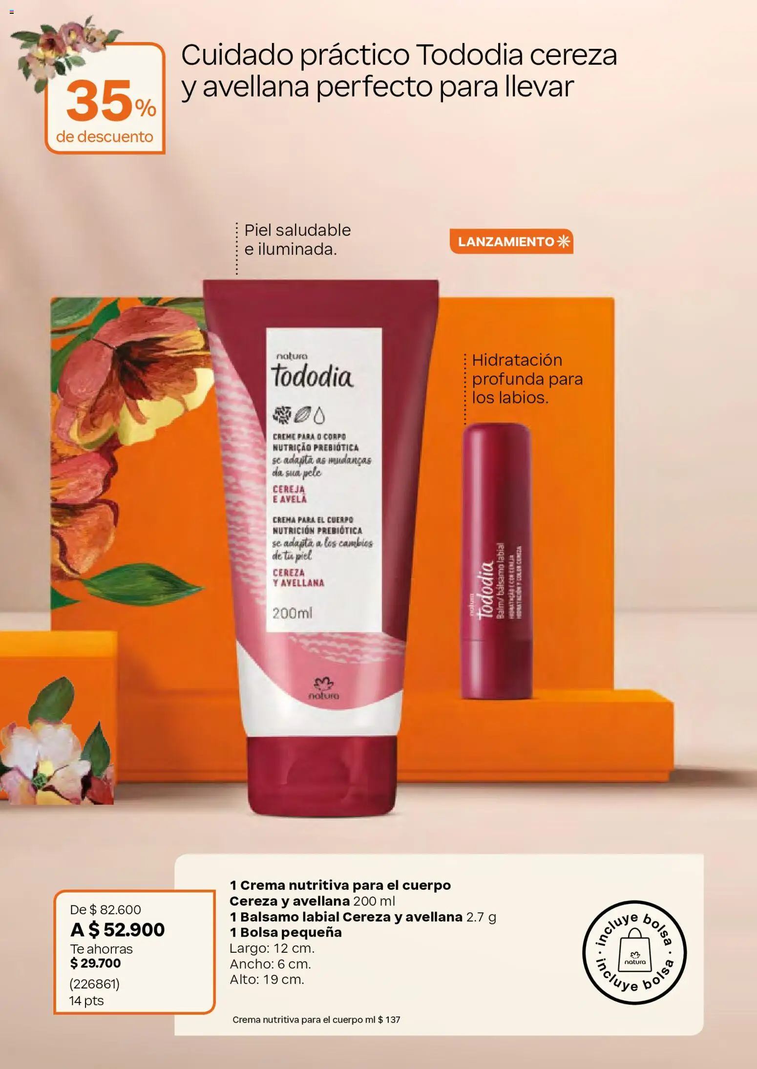 Natura revista - valida desde el 08.04.2026 | Página: 38 | Productos: Té, Bálsamo, Bolsa, Crema para el cuerpo