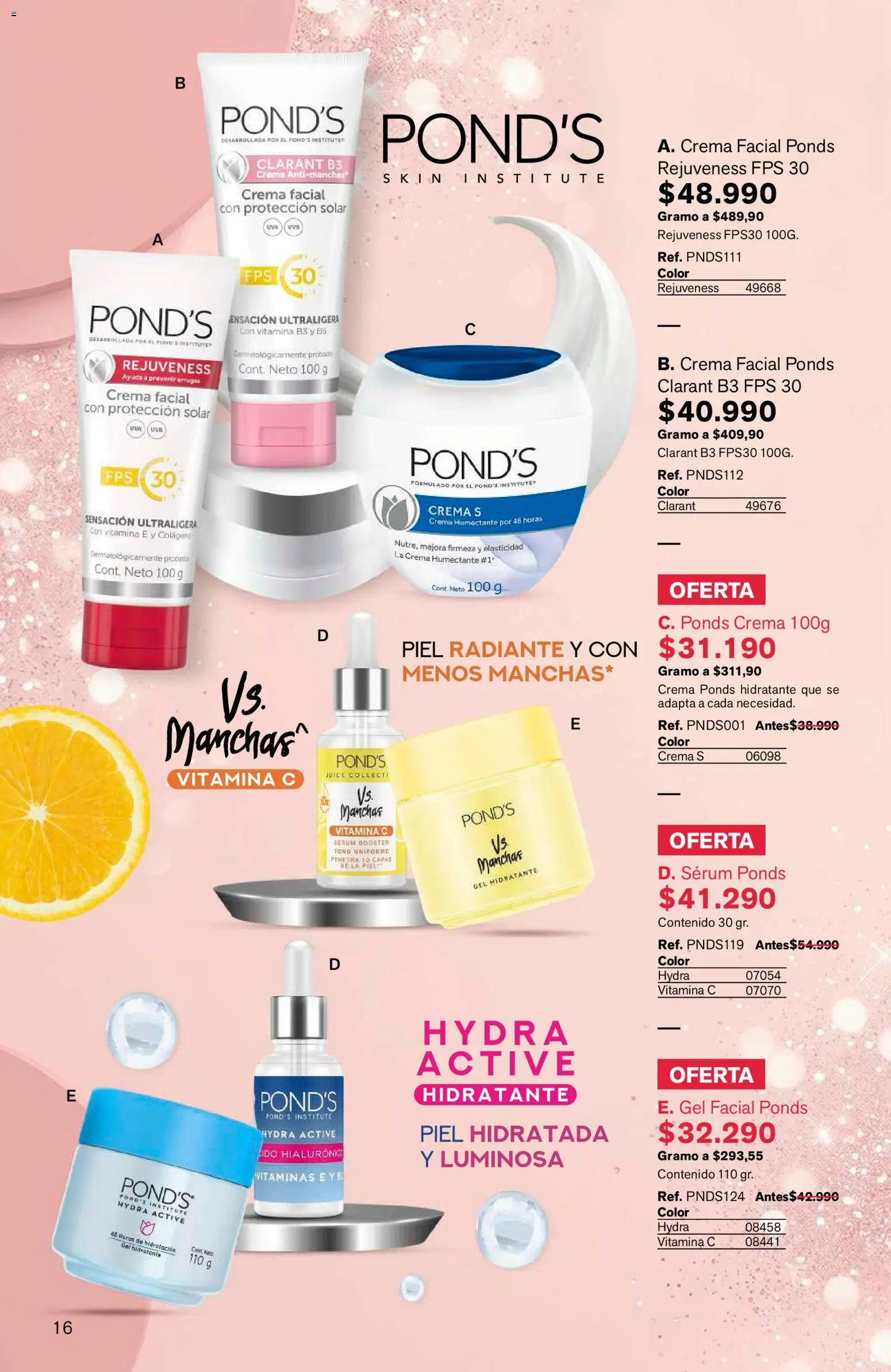 Leonisa revista - valida desde el 15/07/2026 | Página: 16 | Productos: Crema, Serum, Vitaminas