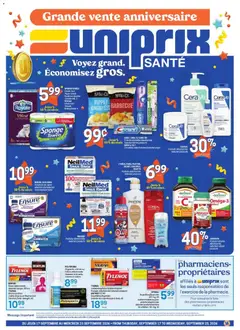Preview of Uniprix - Uniprix Sante from shop Uniprix valid from Sep 17, 2026