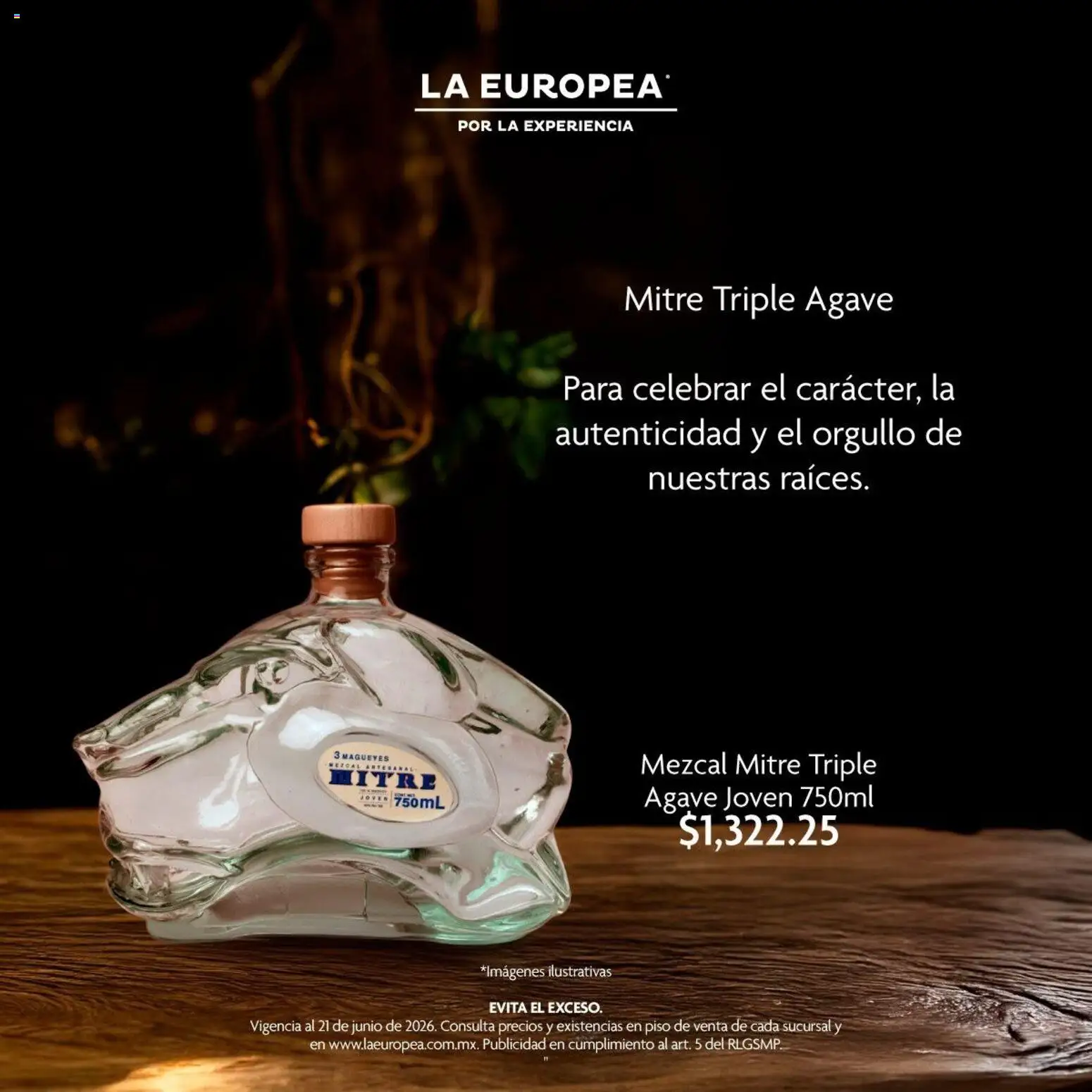 Nuevas ofertas de La Europea válidas en toda la República Mexicana desde el 17.06.2026. ¡Encuentra las mejores ofertas en La Europea catálogo Las mejores botellas para regalar a papá! | Página: 6